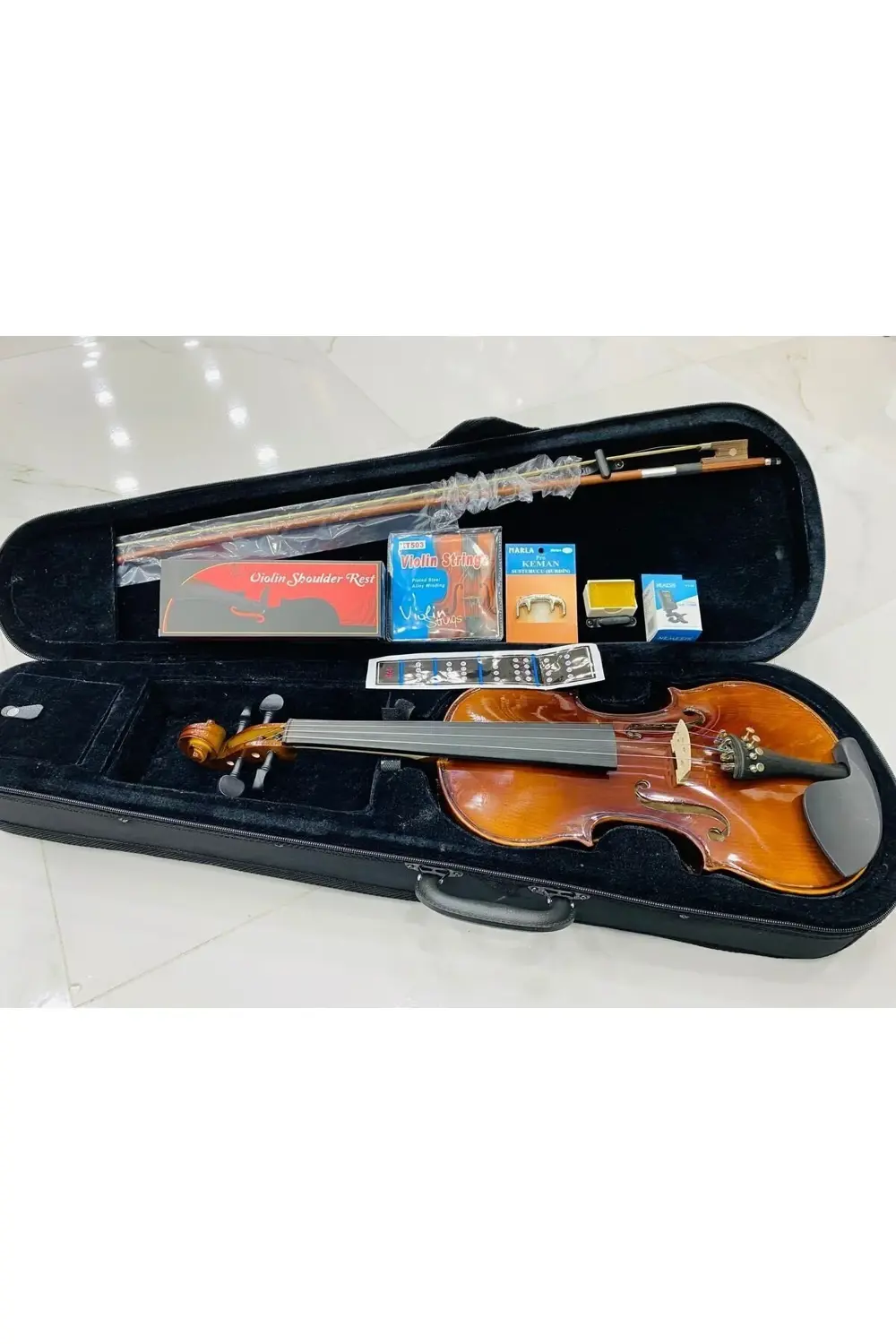 Vl904s Parlak 4/4 Keman Full Seti !!