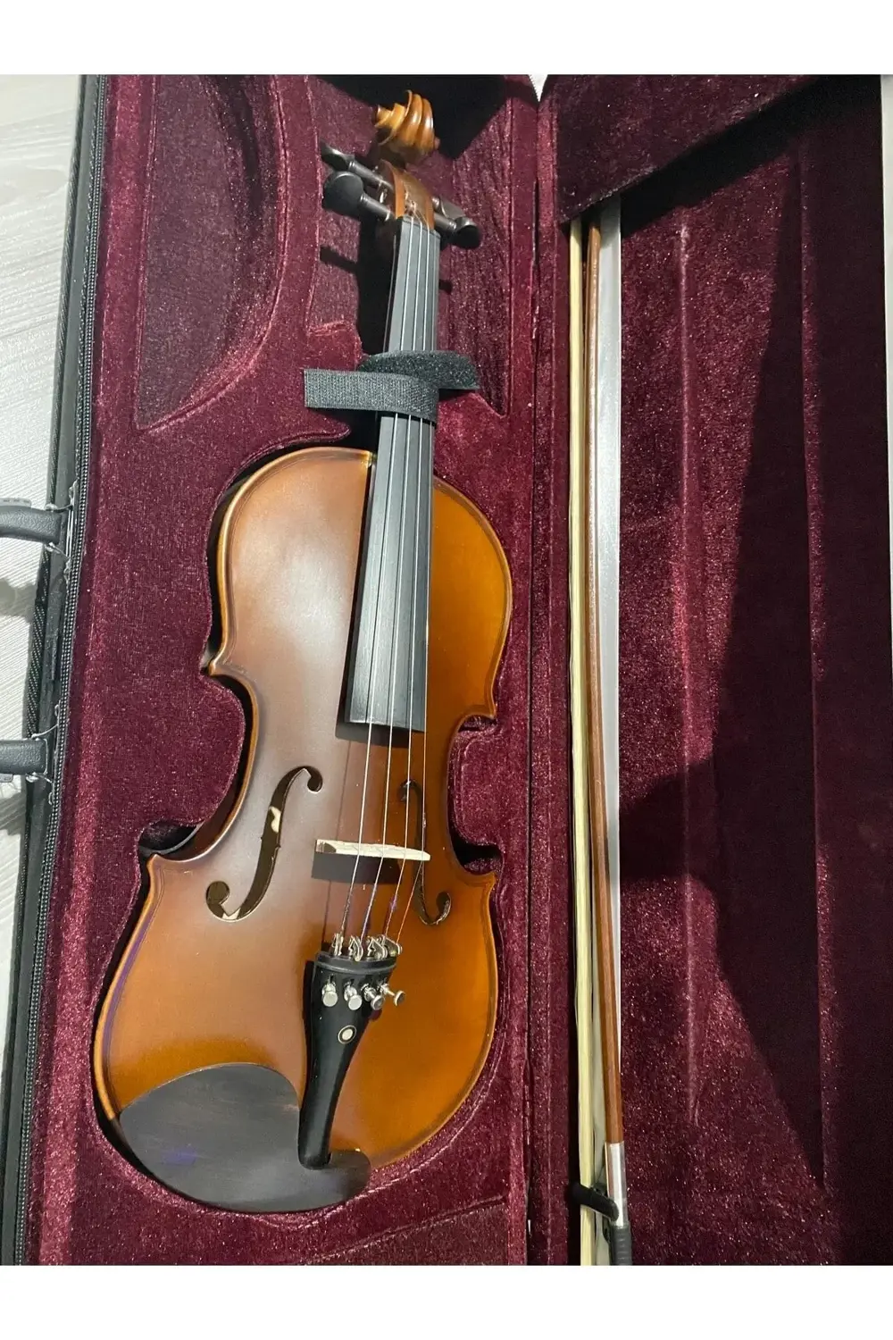 Vl905-4/4 Full Keman Seti ! (yastık,susturucu,akort Aleti,yedek T