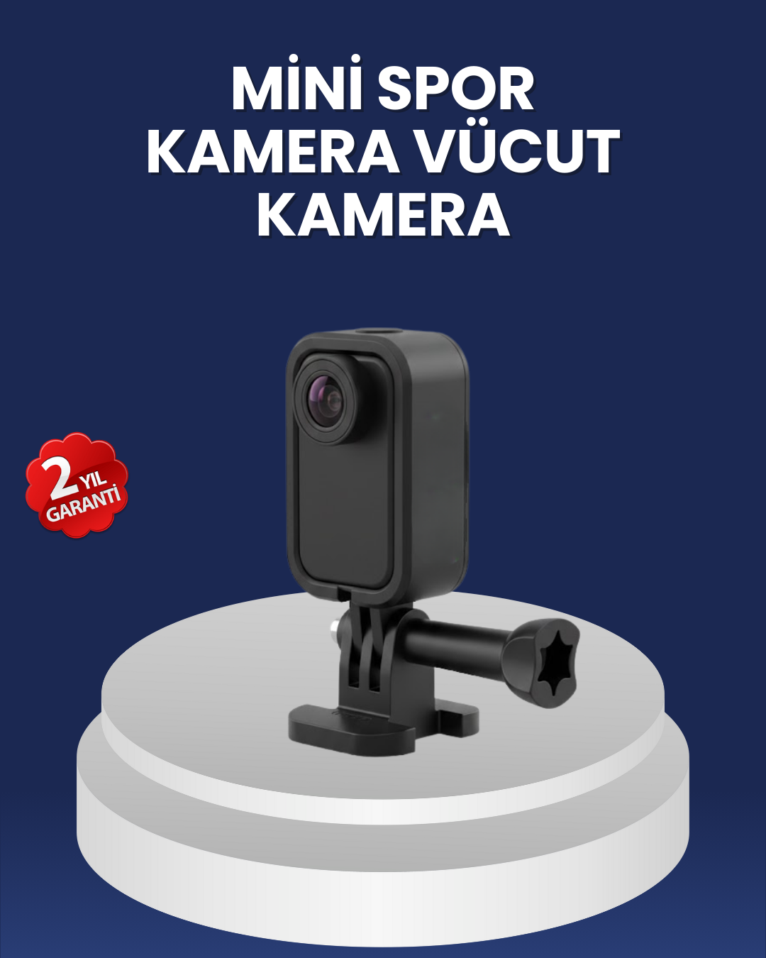 Vlog, Seyahat ve Günlük Video Çekimleri İçin Mini Kamera