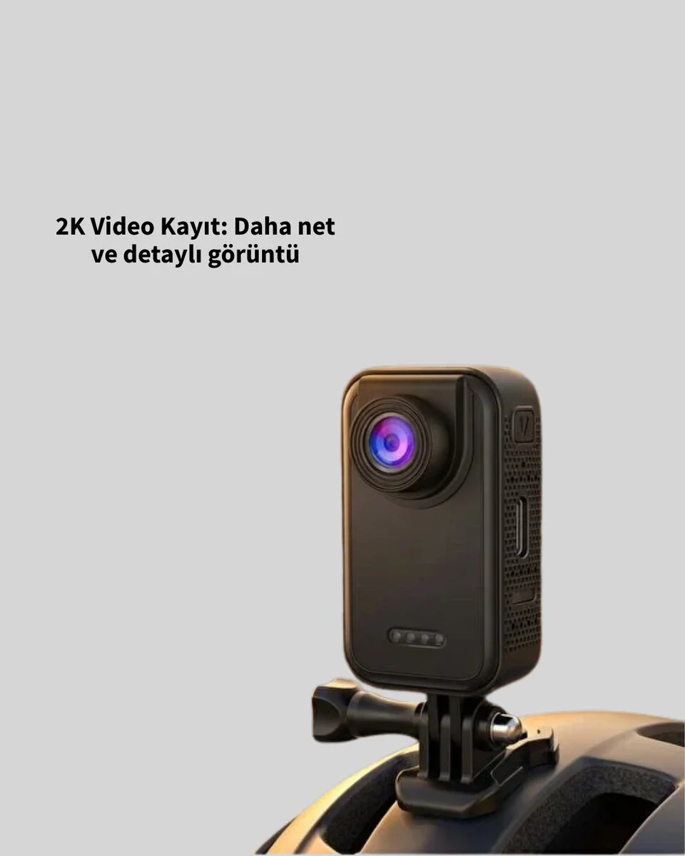 Vlog Seyahat ve Günlük Video Çekimleri İçin Mini Kamera