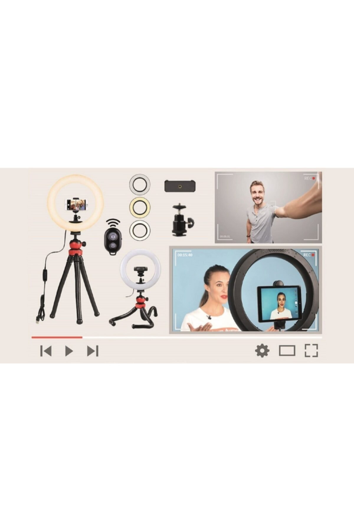 Hlypro Vlogger Kit Ring Light