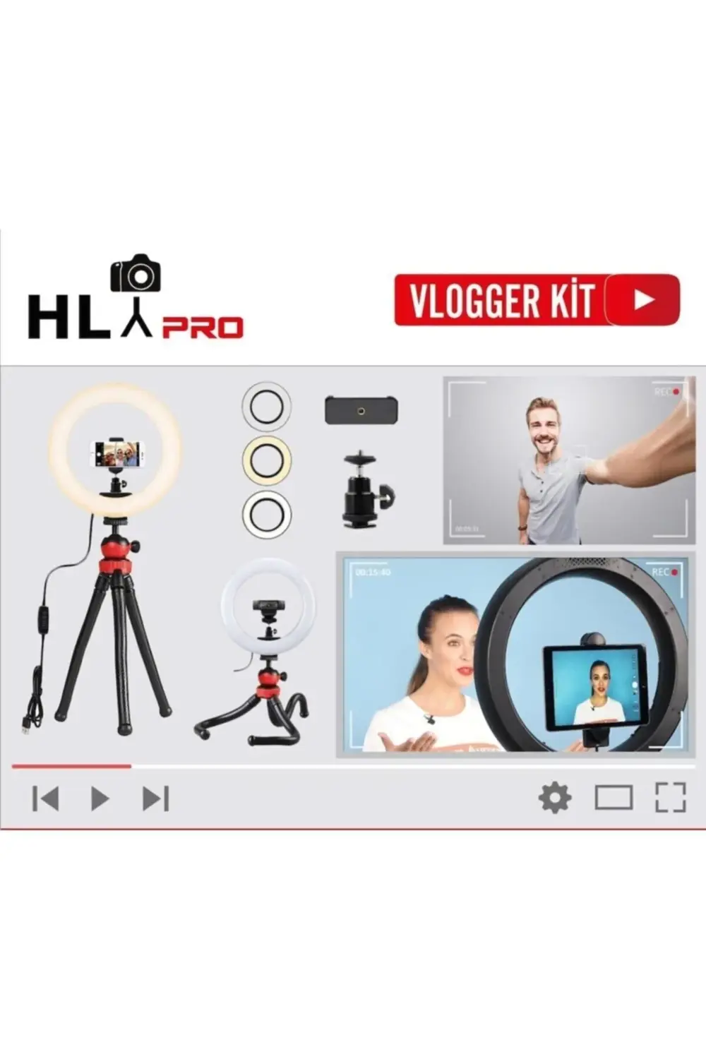 Vlogger Kit Ring Light