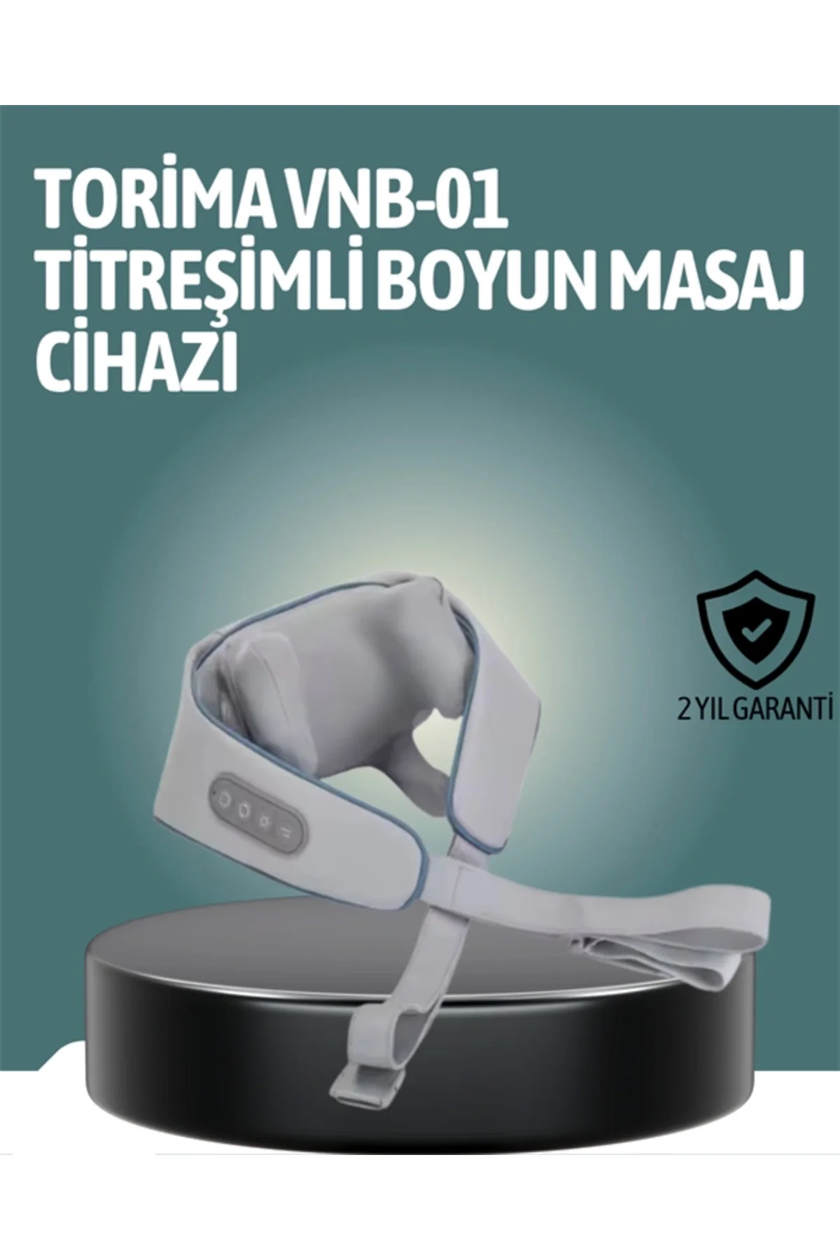 Vnb-01 Şarjlı Isıtmalı Boyun Ve Omuz Masaj Cihazı