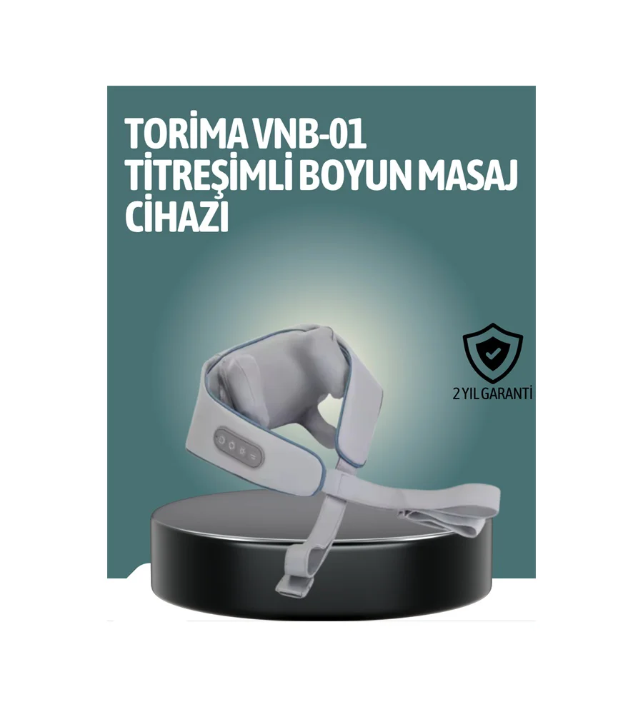 Vnb-01 Şarjlı Isıtmalı Boyun Ve Omuz Masaj Cihazı Çok Renkli