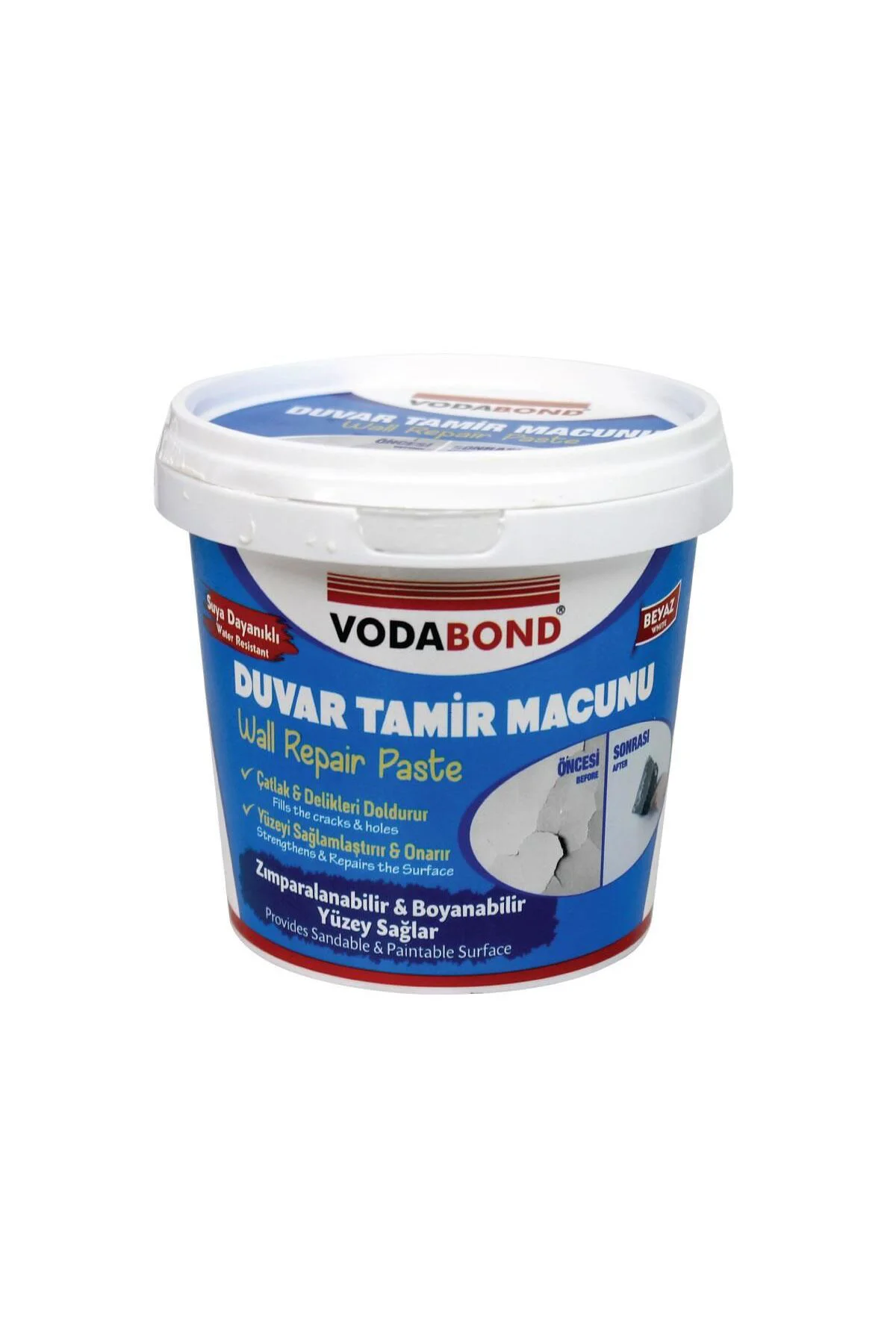 Vodabond Duvar Tamir Macunu 500 gr Beyaz