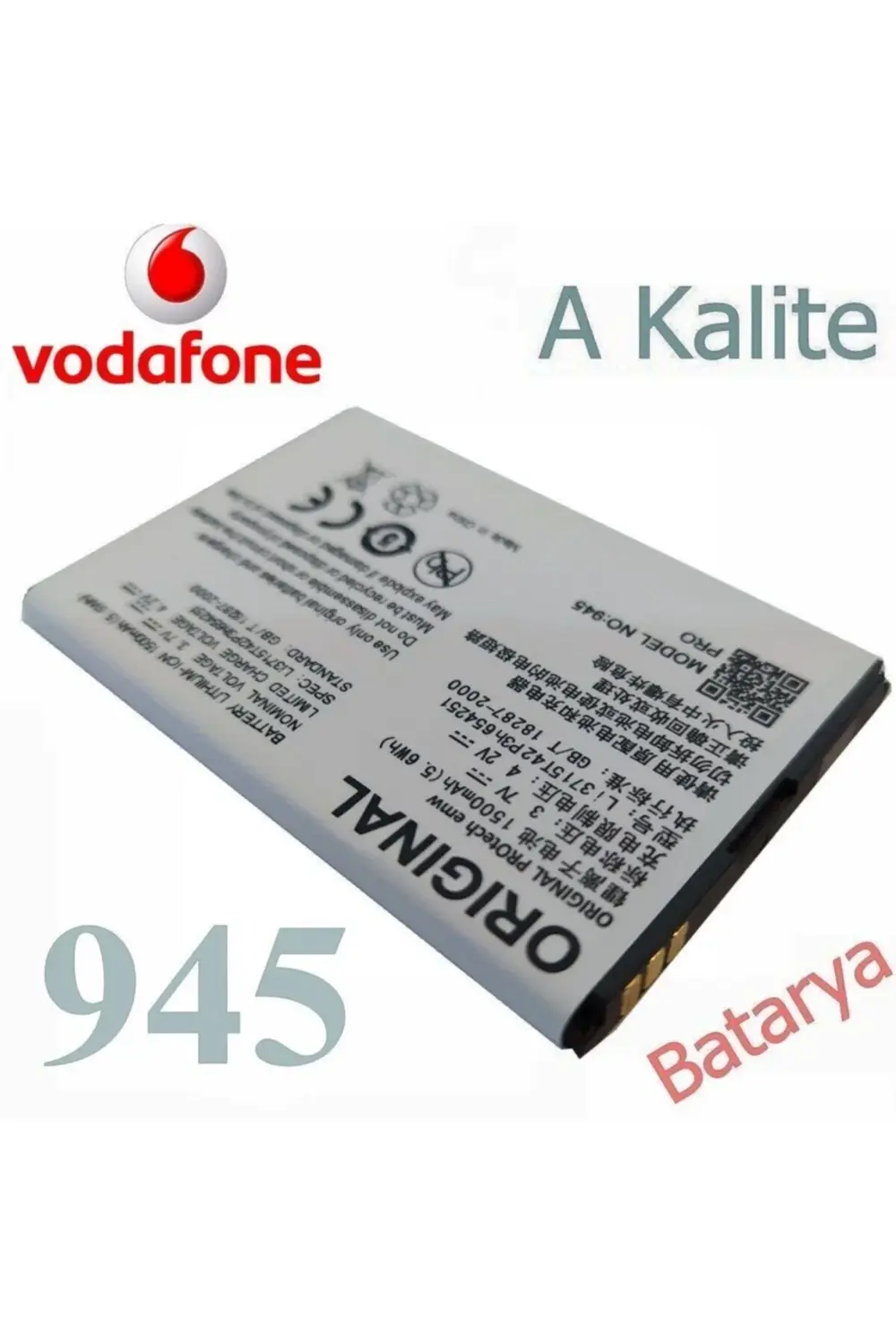 Vodafone 945/zte U230 R206 Wifi Modem Li3715t42p3h654251 Batarya Vodafone 945/zte U230 R206 Wifi Modem Li3715t42p3h654251 Batarya