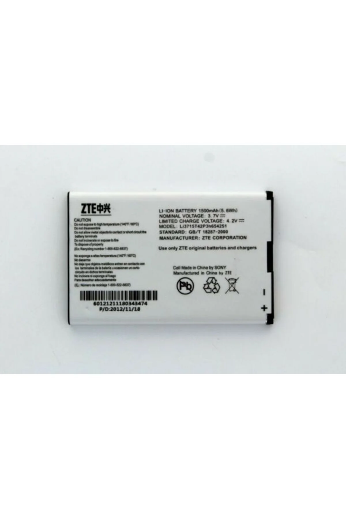 Vodafone R206 Wifi Modem Pili Batarya Li3715T42p3h654251