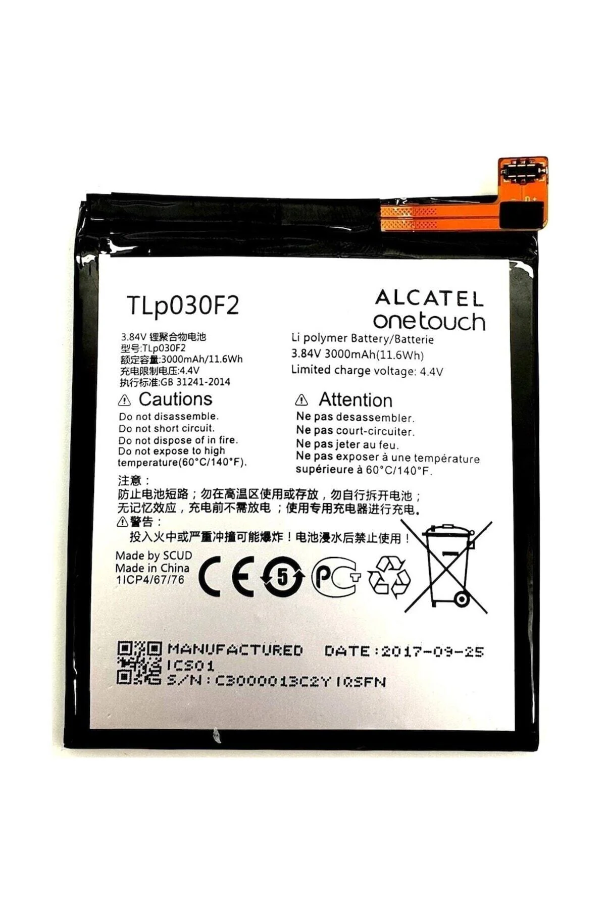 Vodafone Smart Pro 7 Batarya Pil ve Tamir Seti Tlp030F2