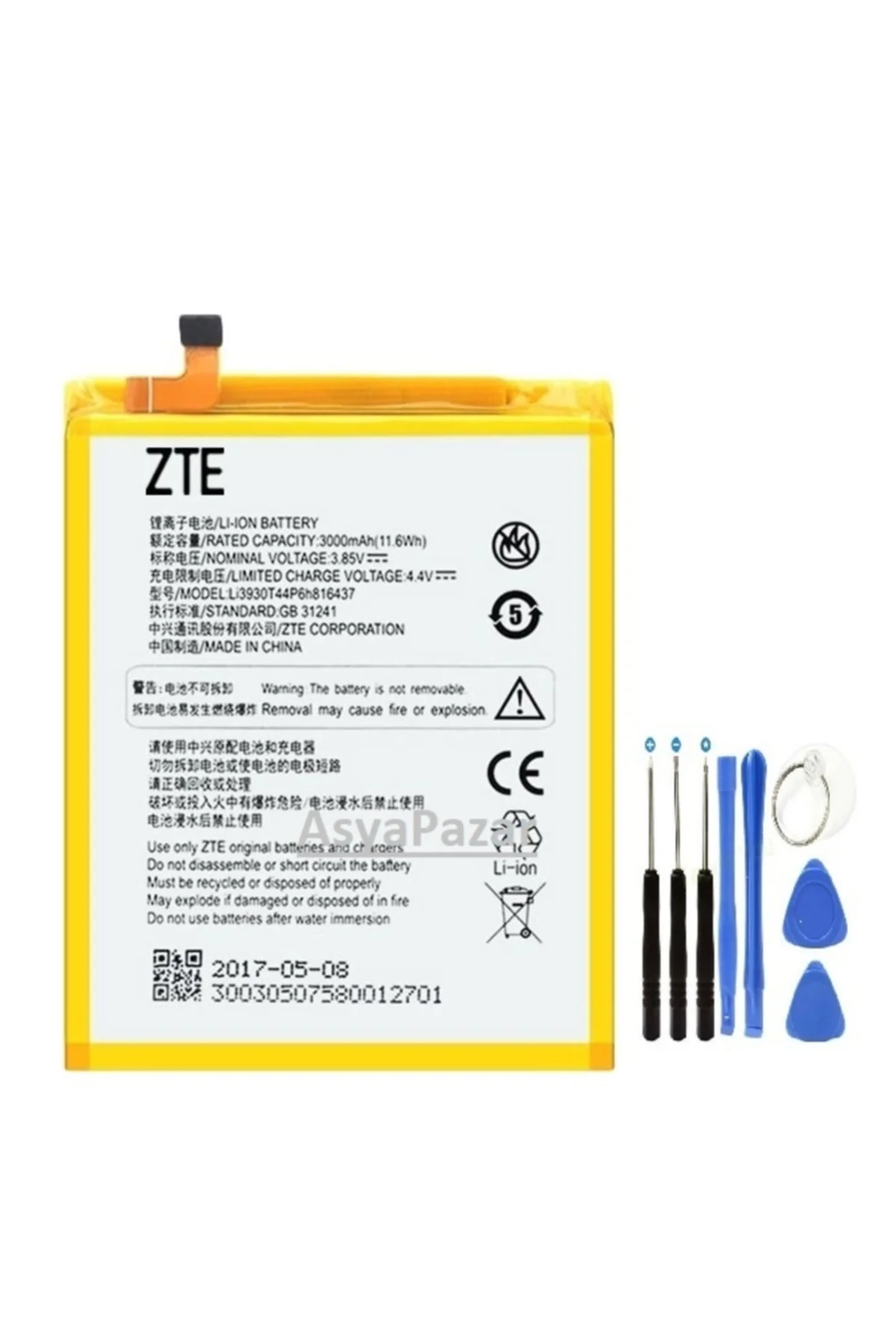 Vodafone Smart V8 Vfd710 Vfd-710 Pil Batarya Li3930t44p6h816437 Ve Tamir Seti