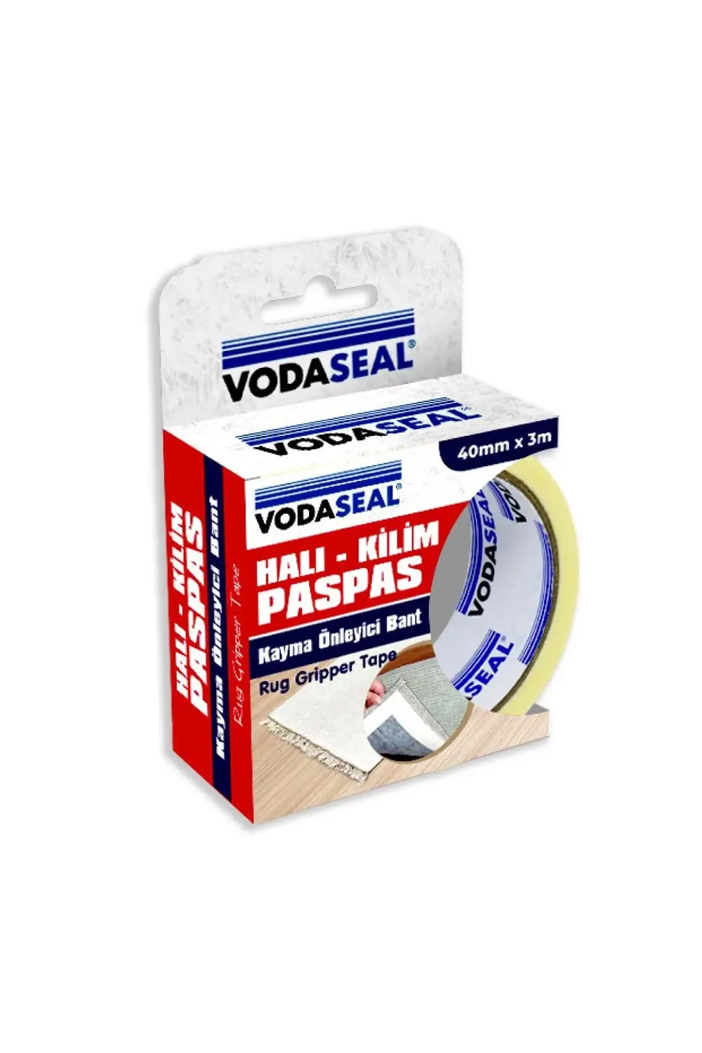 Vodaseal Halı Kayma Önleyici Bant 40 mm 3 Metre