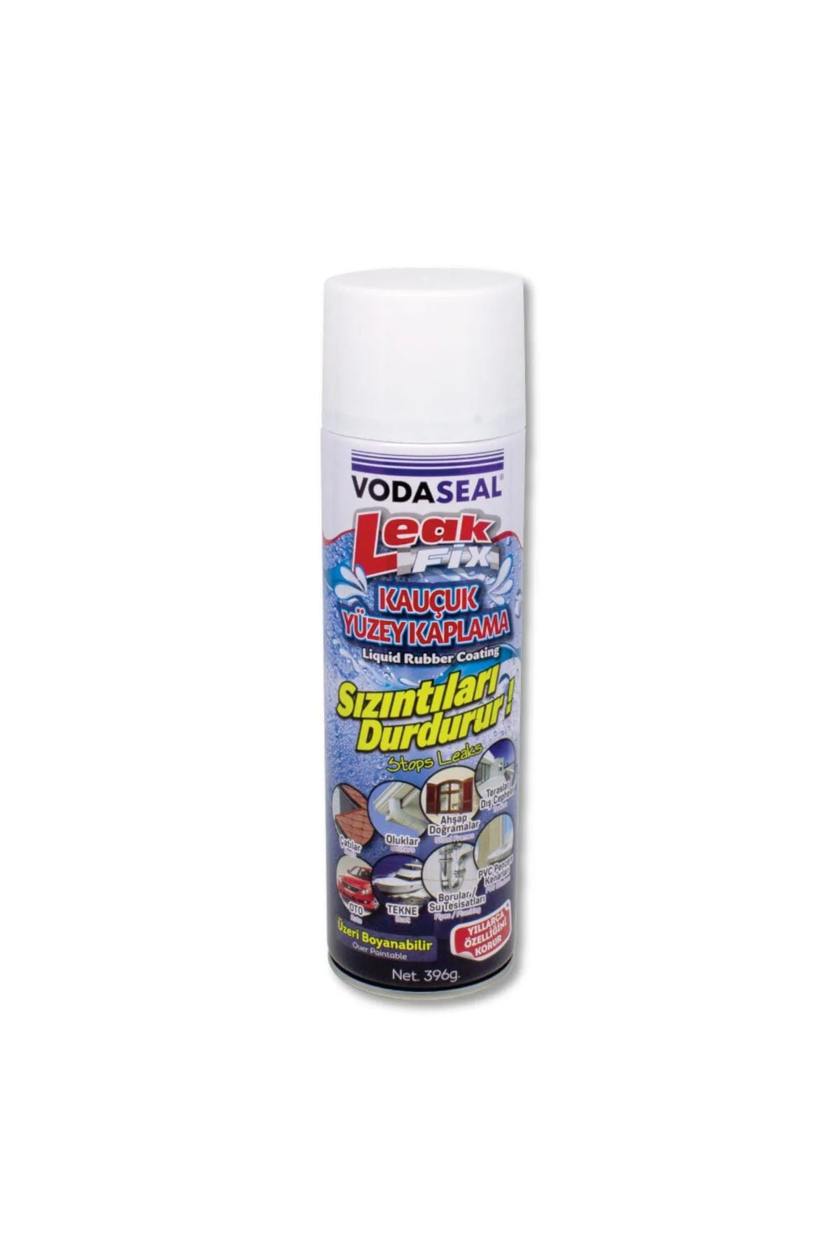 Vodaseal Leak Fix Kauçuk İzolasyon Spreyi 396 gr Beyaz Fiyatı, Yorumları ve Özellikleri