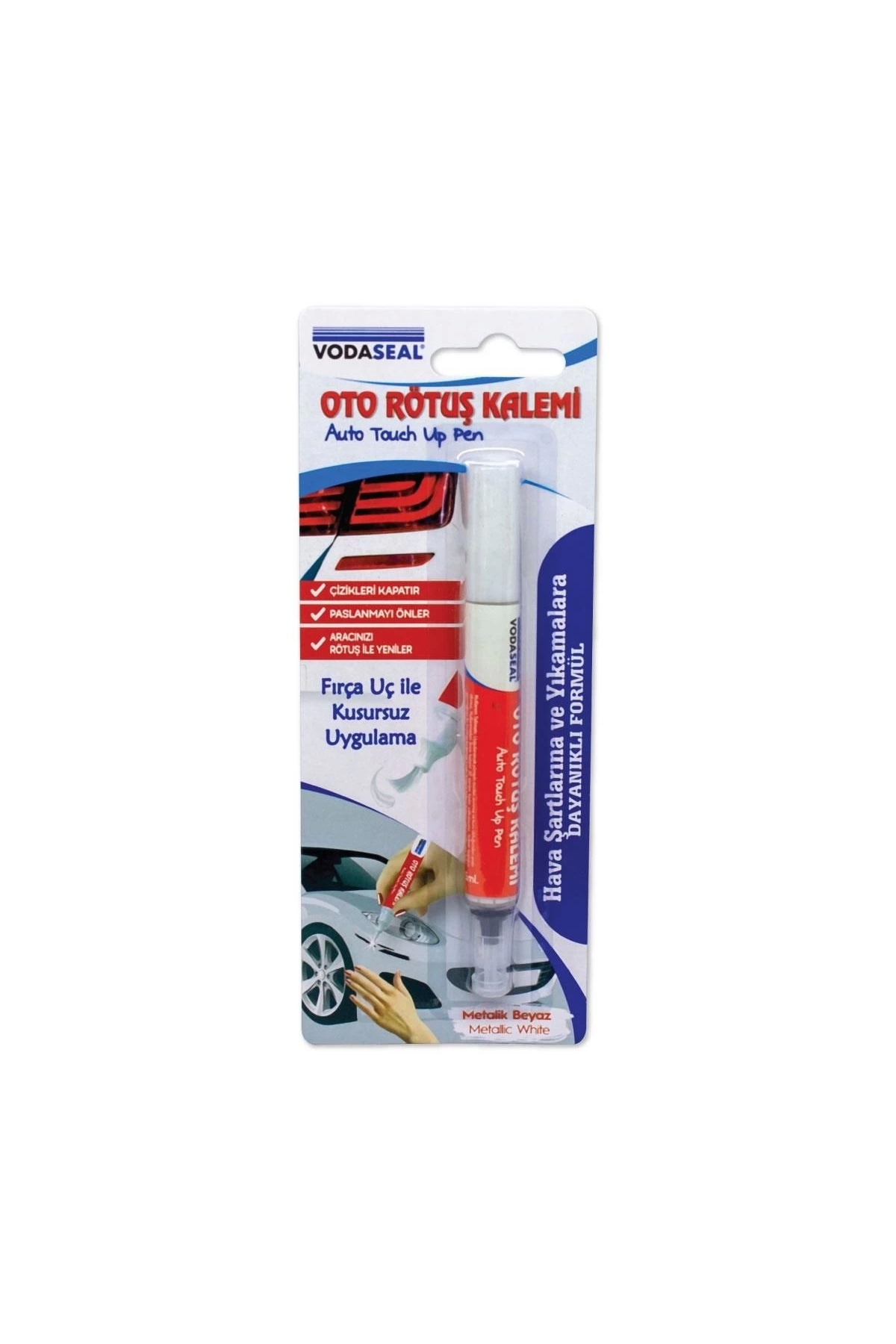 Solfej Mix Vodaseal Oto Rötuş Kalemi Metalik Beyaz 5 Ml