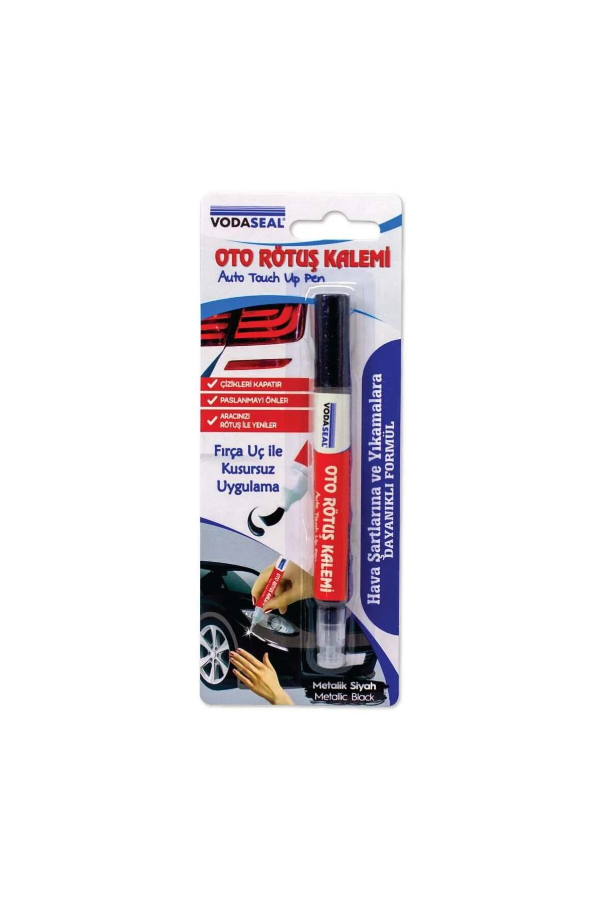 Vodaseal Oto Rötuş Kalemi Metalik Siyah 5 ml