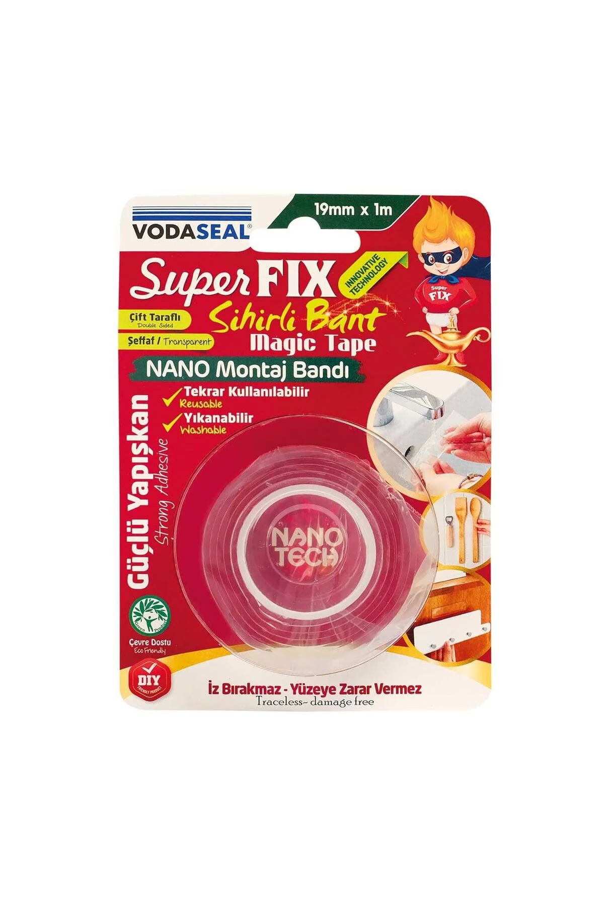 Vodaseal Süper Fix Sihirli Bant 19 mm 1 Metre