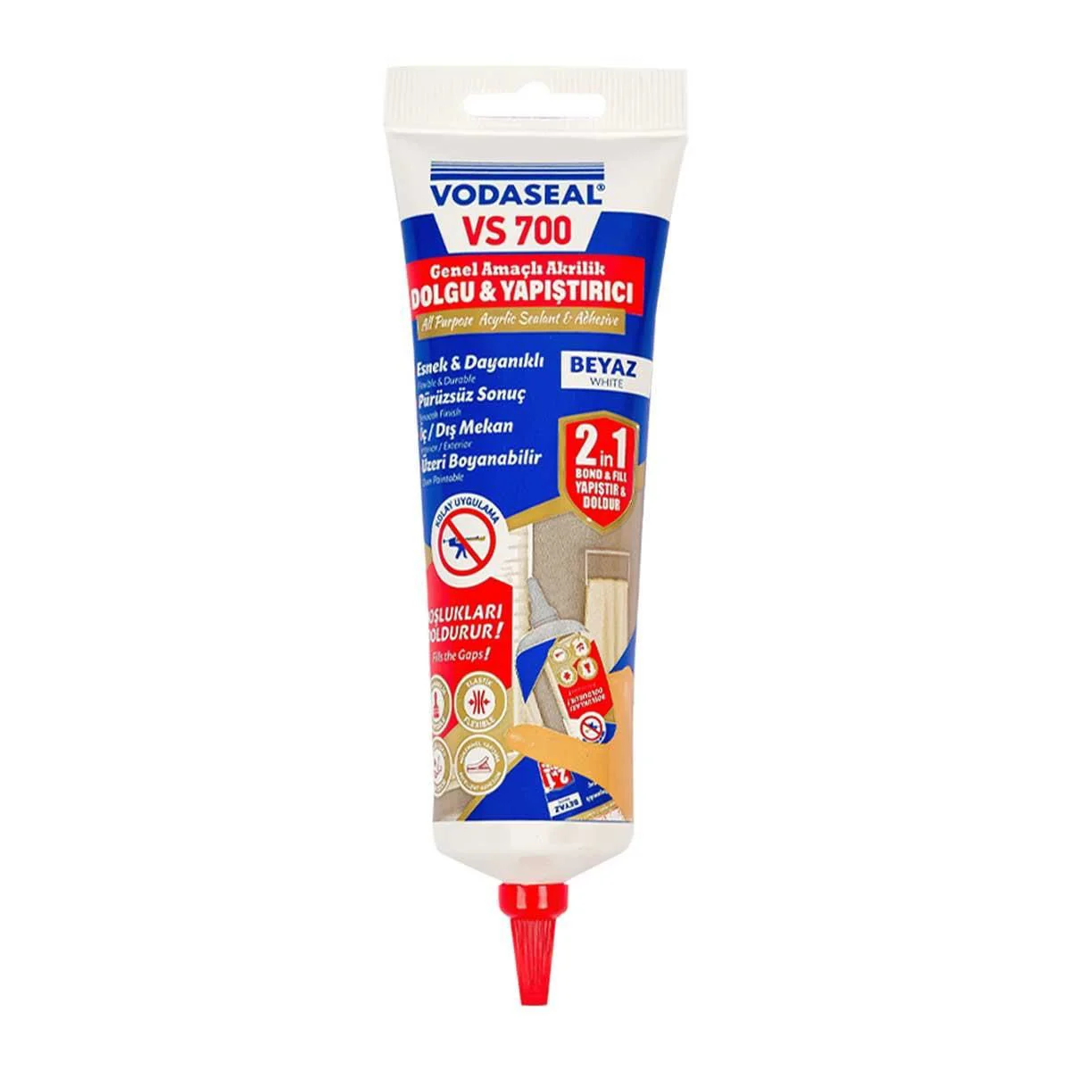 Vodaseal VS700 Akrilik Dolgu ve Yapıştırıcı 400 gr Fiyatı, Yorumları ve Özellikleri