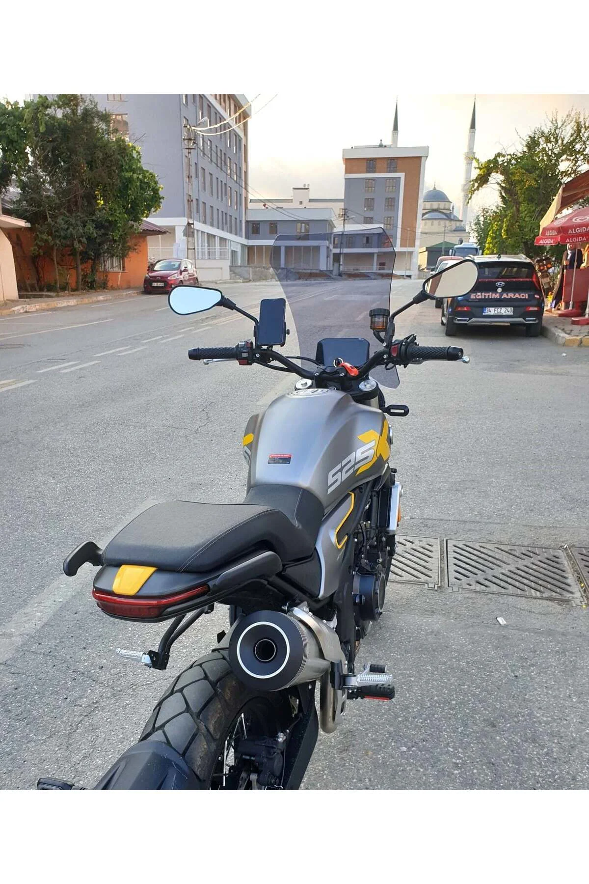 Voge ACX 525 Ön Cam 2023-2026 Model 58cm Füme Renkli 4mm