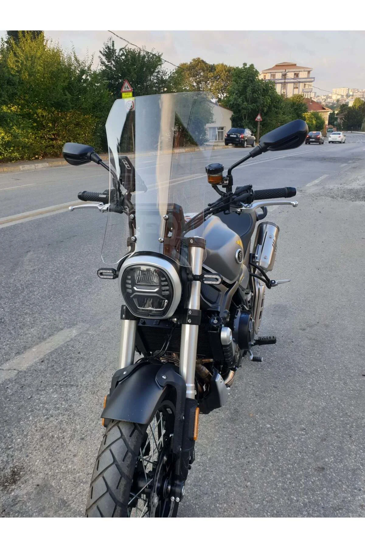 Voge ACX 525 Ön Cam 2023-2026 Model 58cm Şeffaf Renkli 4mm