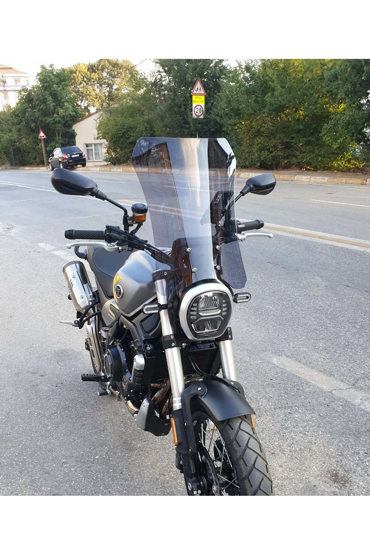 Voge ACX 525 Ön Cam 2023-2026 Model 58cm Füme Renkli 4mm