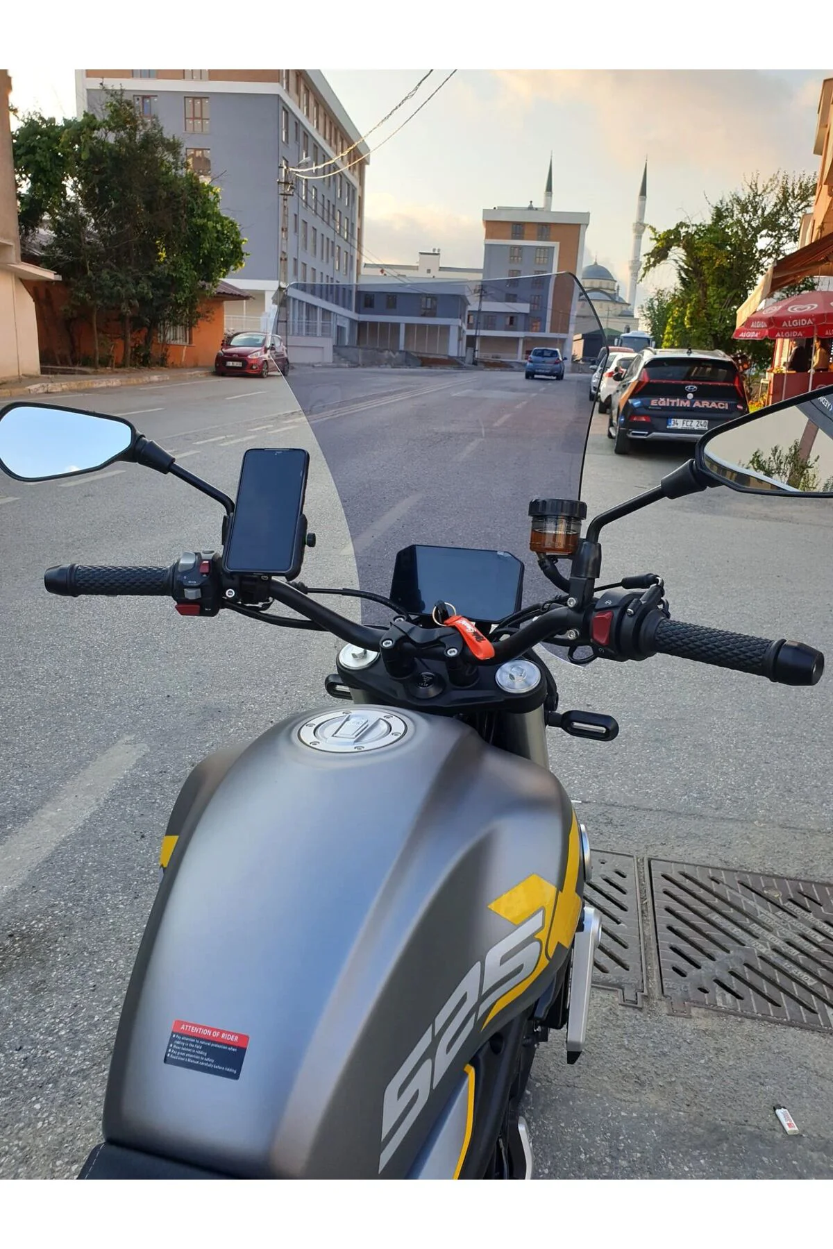 Voge ACX 525 Ön Cam 2023-2026 Model 58cm Füme Renkli 4mm