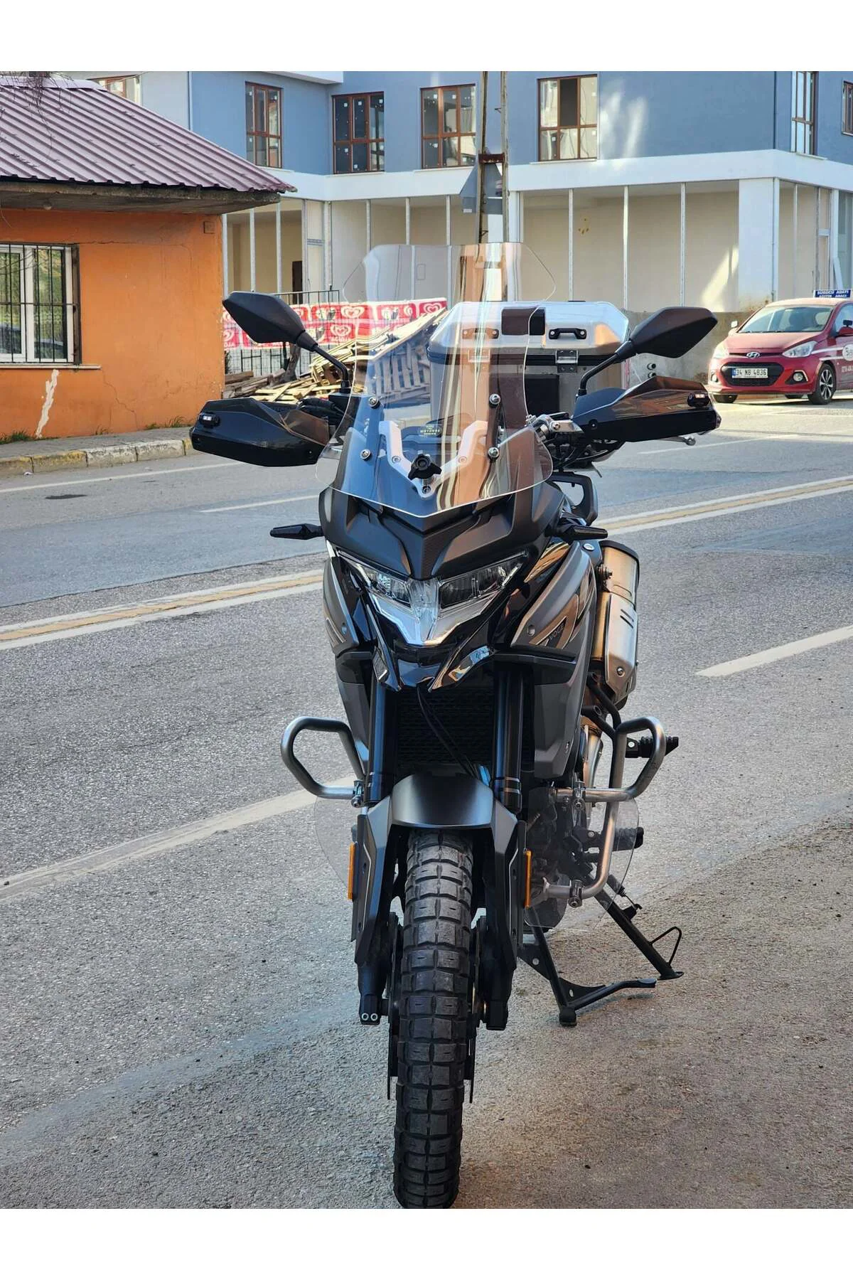 Voge DS 300 Ön Cam 2021-2026 Model 55cm Şeffaf Renkli 4mm