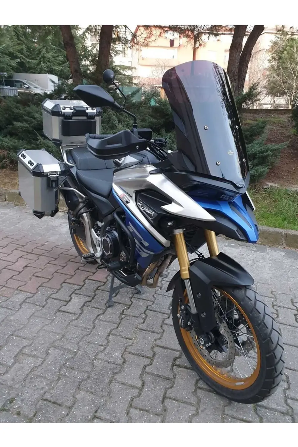 Voge DS 625X Ön Cam 2023-2025 Model 56cm Siyah Renkli 4mm GENİŞ M