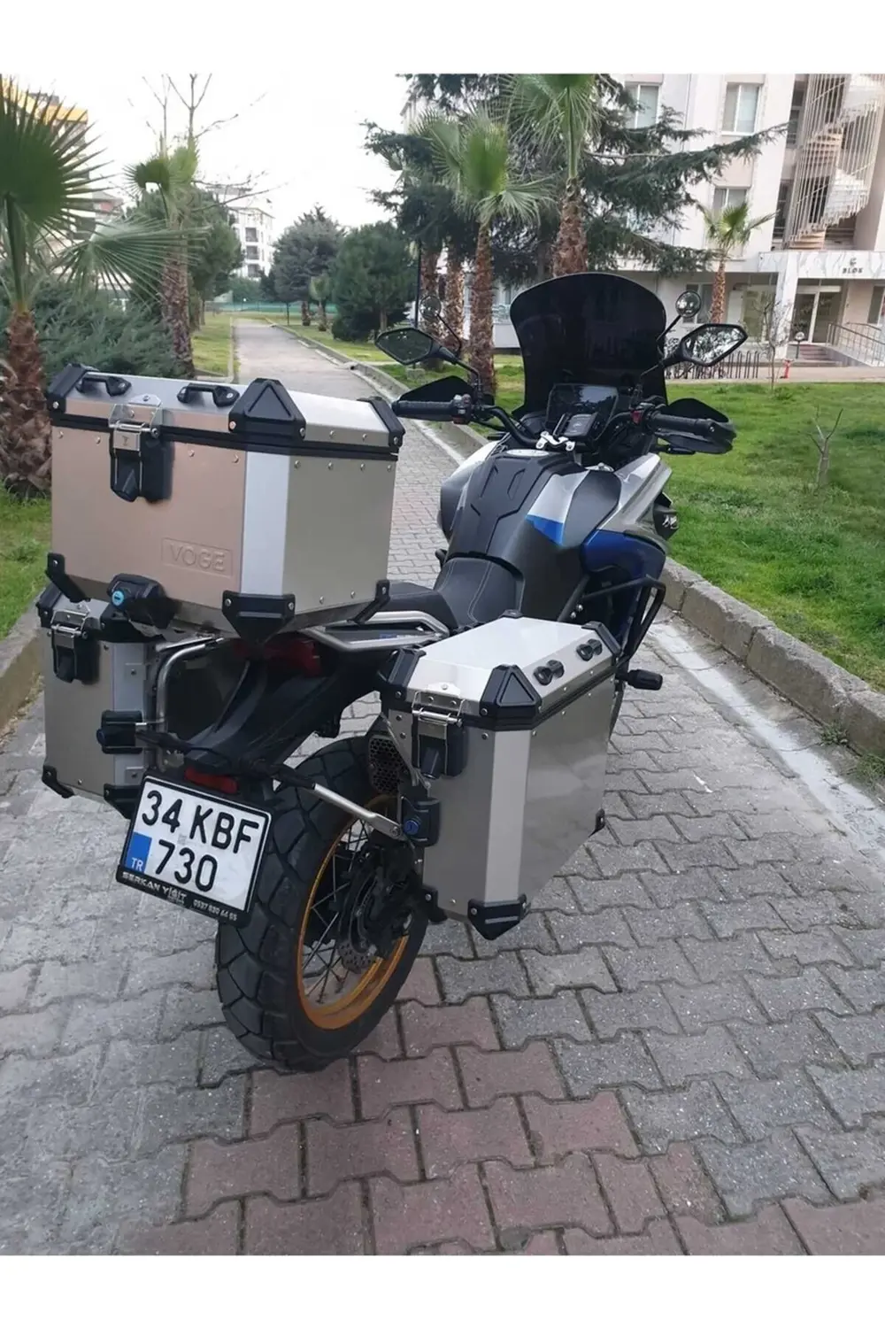 Voge DS 625X Ön Cam 2023-2025 Model 56cm Siyah Renkli 4mm GENİŞ M