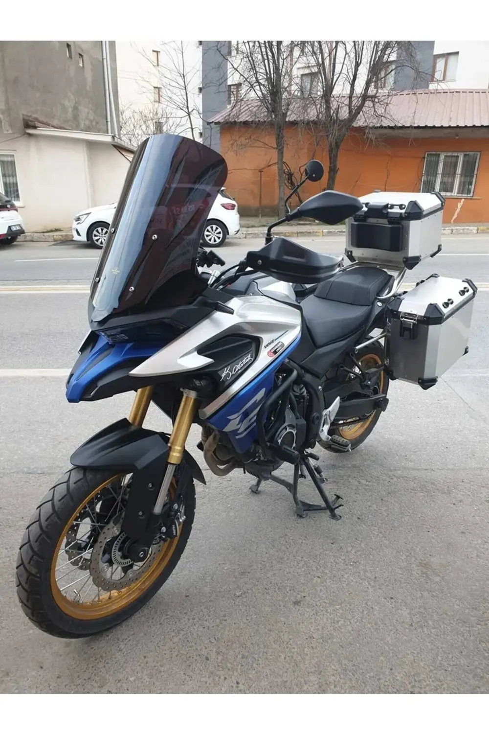 Voge DS 625X Ön Cam 2023-2025 Model 56cm Siyah Renkli 4mm GENİŞ M
