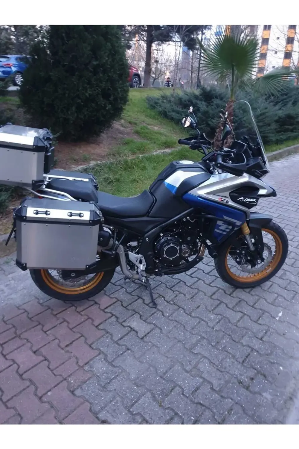 Voge DS 625X Ön Cam 2023-2025 Model 65cm Şeffaf Renkli 4mm UZUN C