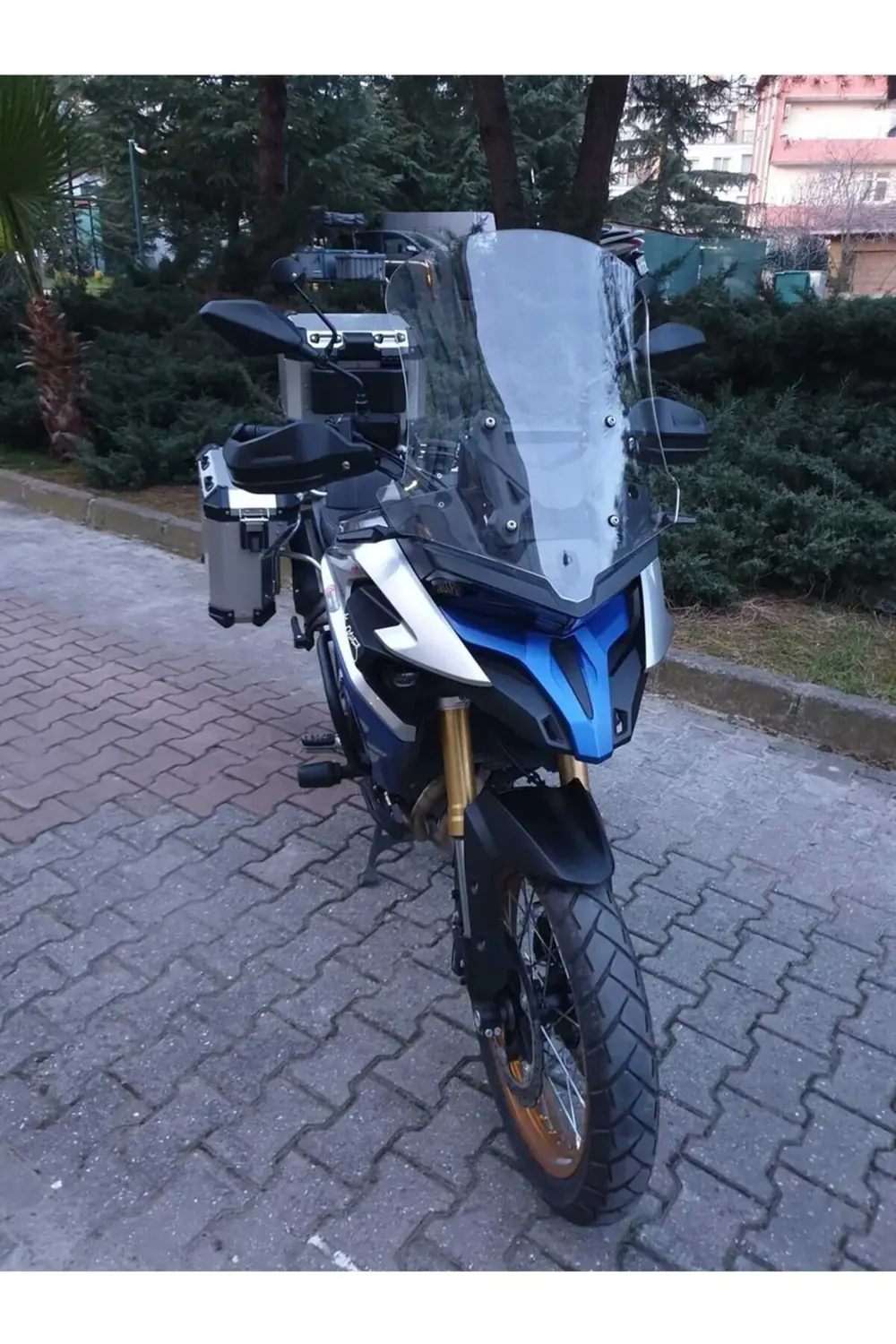 Voge DS 625X Ön Cam 2023-2025 Model 65cm Şeffaf Renkli 4mm UZUN C