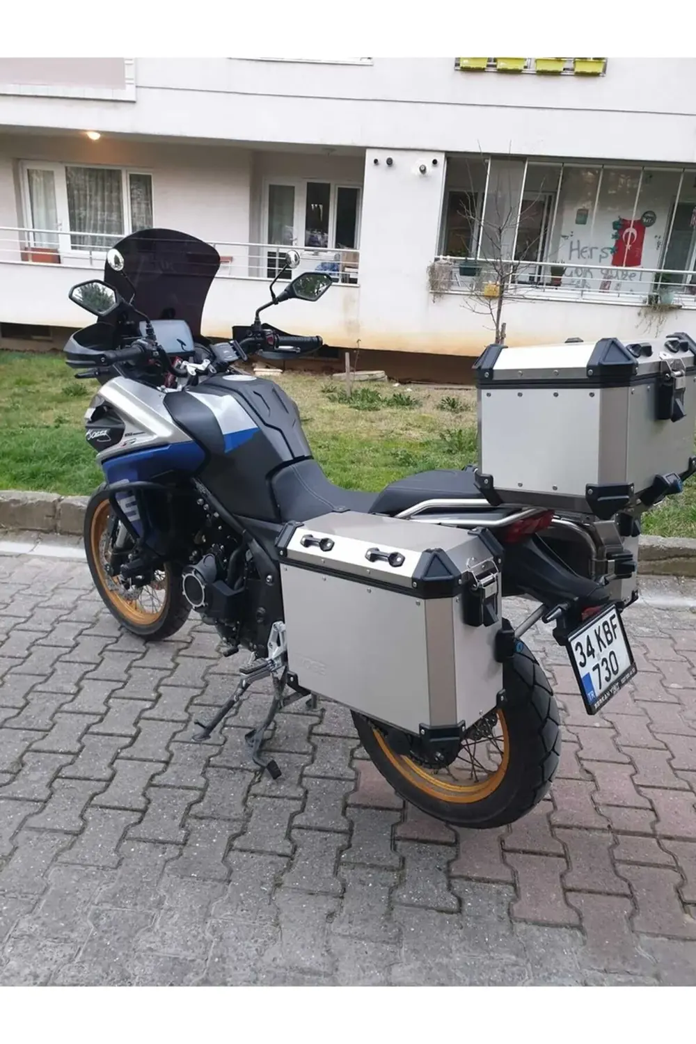 Voge DS 625X Ön Cam 2023-2025 Model 65cm Siyah Renkli 4mm UZUN CA
