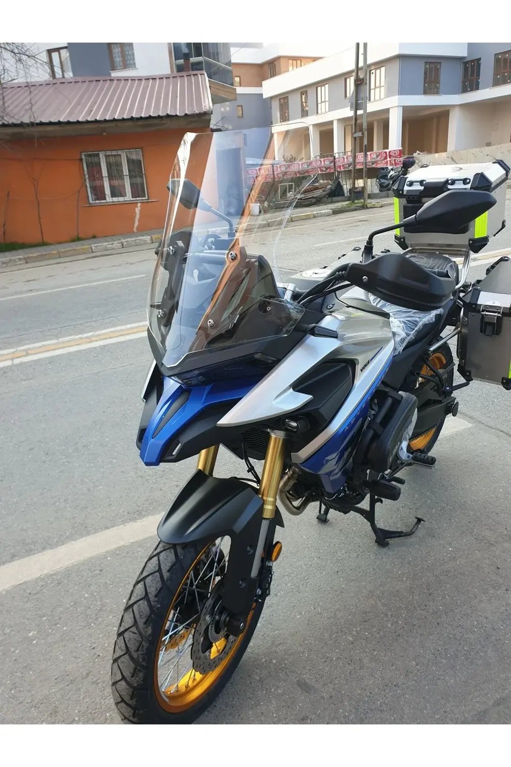 Voge DS 625X Siperlik Ön Cam 2023-2025 Model Uyumlu 56cm Şeffaf R