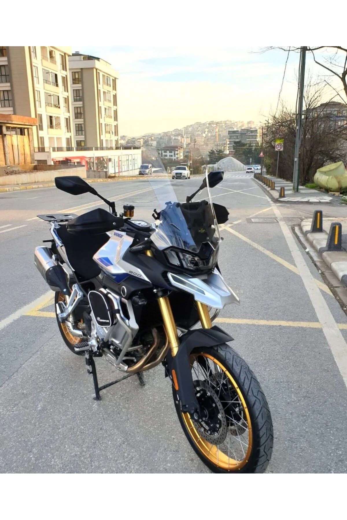 Voge DS 900 X Ön Cam 2025-2026 Model 53cm Şeffaf Renkli 4mm