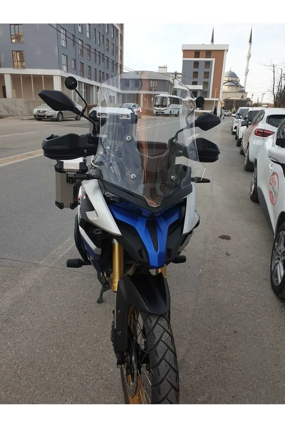 Voge DSX 525 Ön Cam 2023-2025 Model 56cm Şeffaf Renkli 4mm