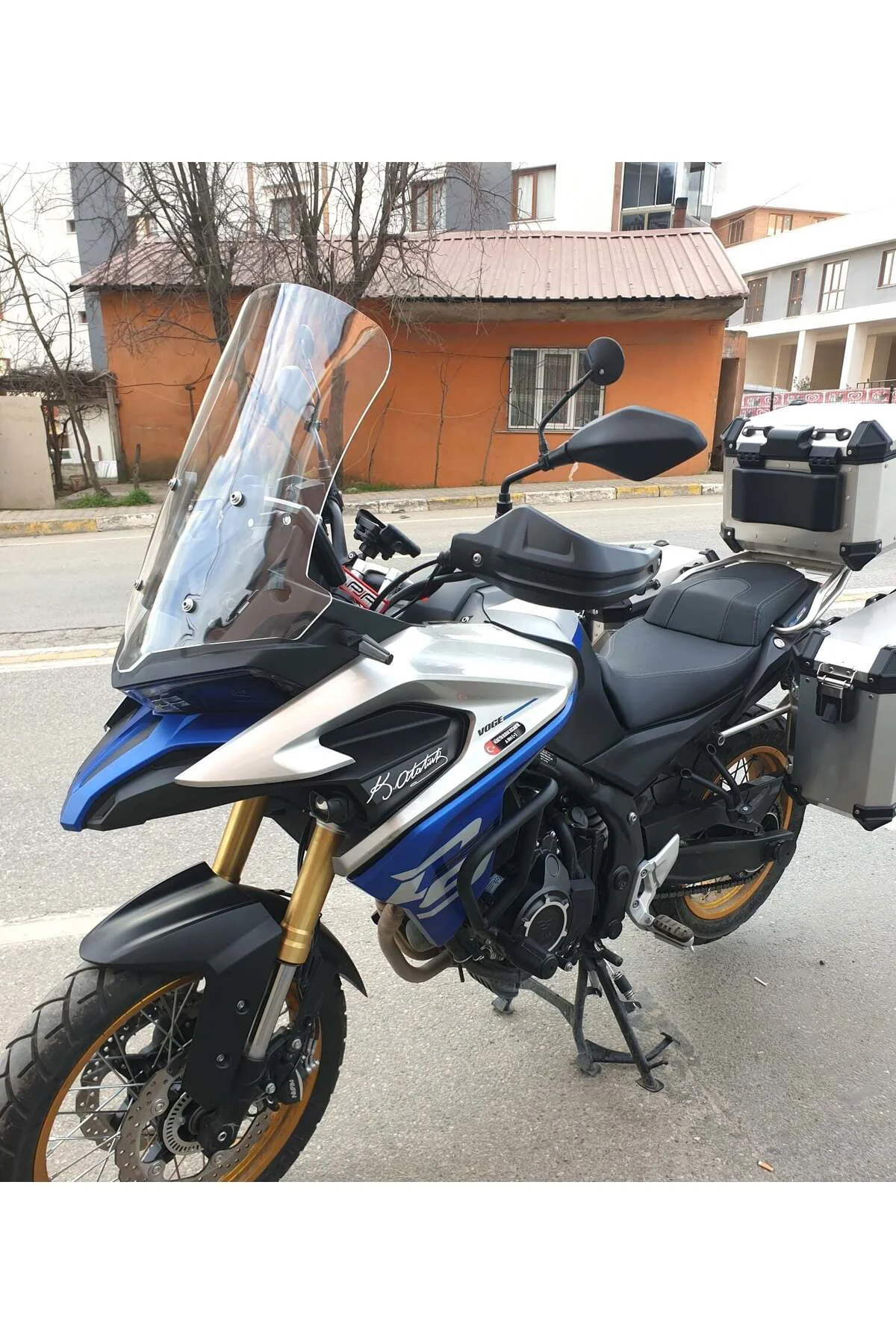 Voge DSX 525 Ön Cam 2023-2026 Model 56cm Şeffaf Renkli 4mm