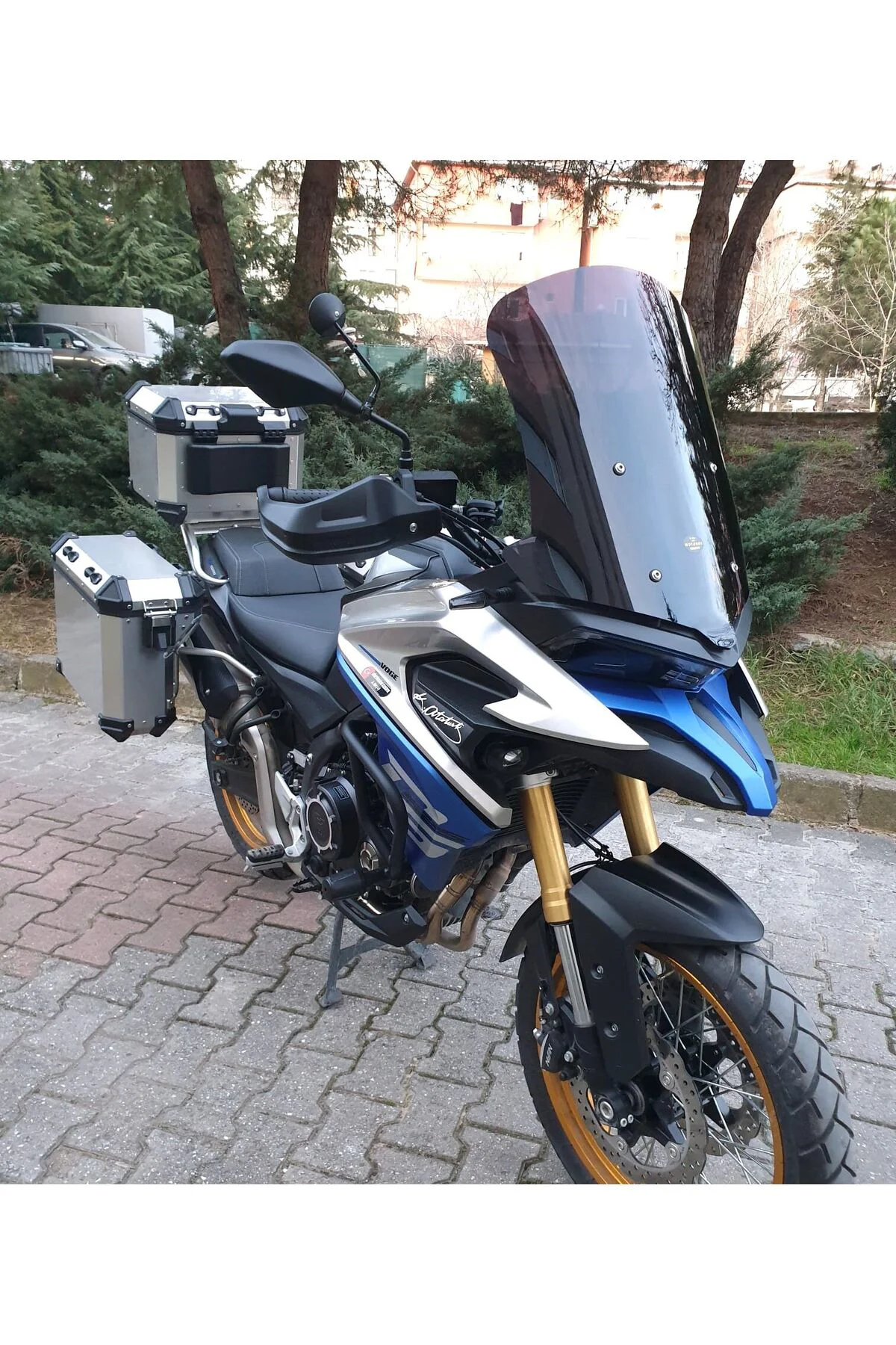 Voge DSX 525 Ön Cam 2023-2026 Model 65cm Siyah Renkli 4mm UZUN CAM