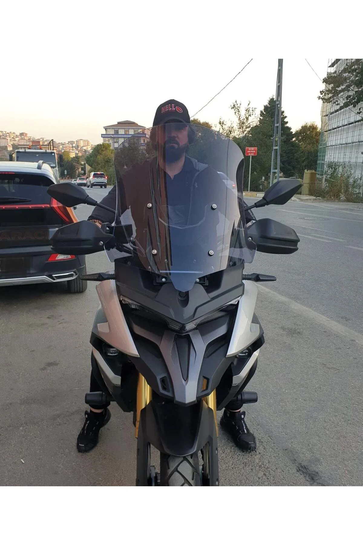 Voge Dsx 525 Ön Cam 2023-2026 Model 65cm füme Renkli 4mm UZUN CAM