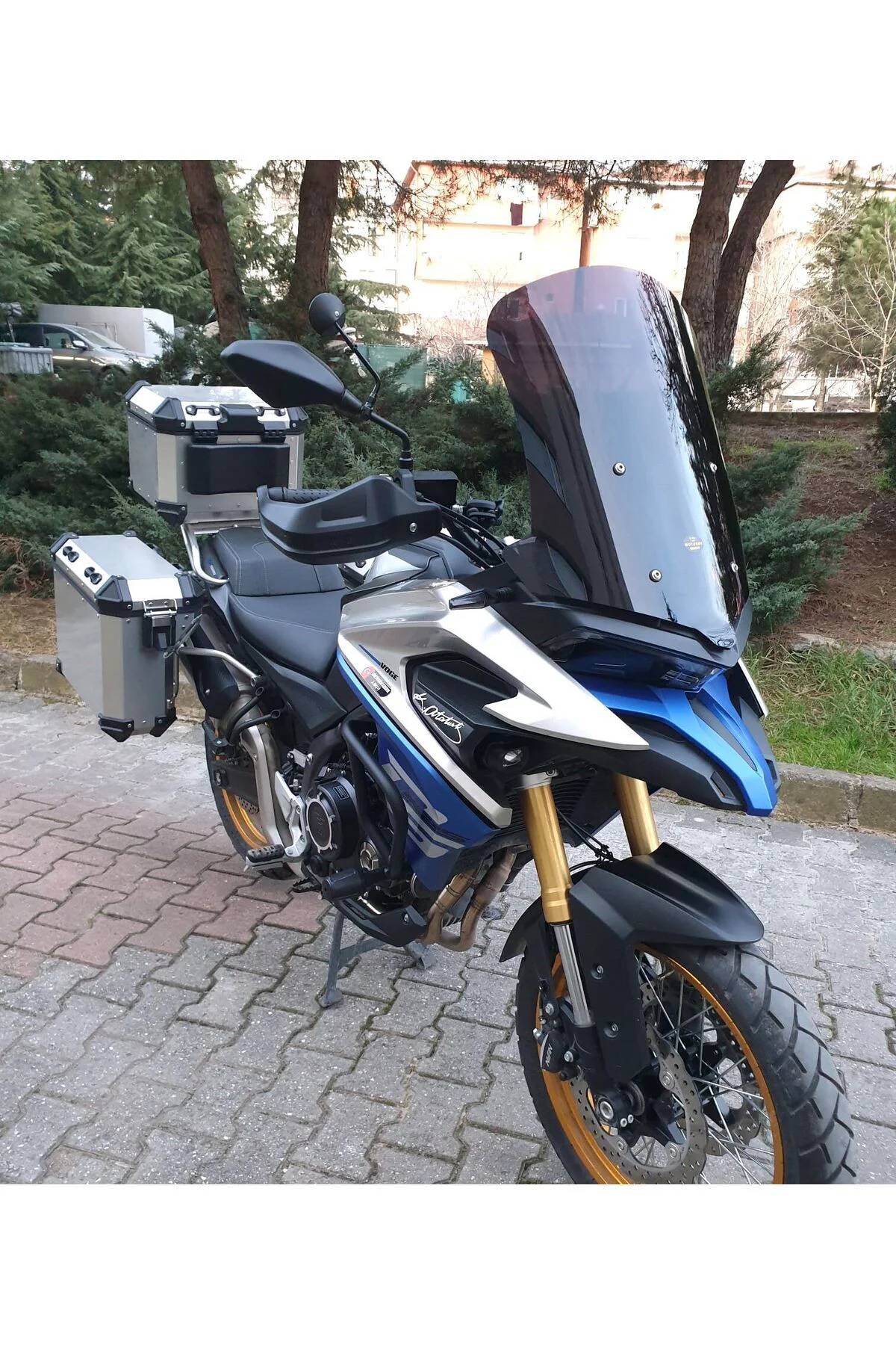 Voge DSX 525 Ön Cam 2023-2026 Model 56cm Siyah Renkli 4mm