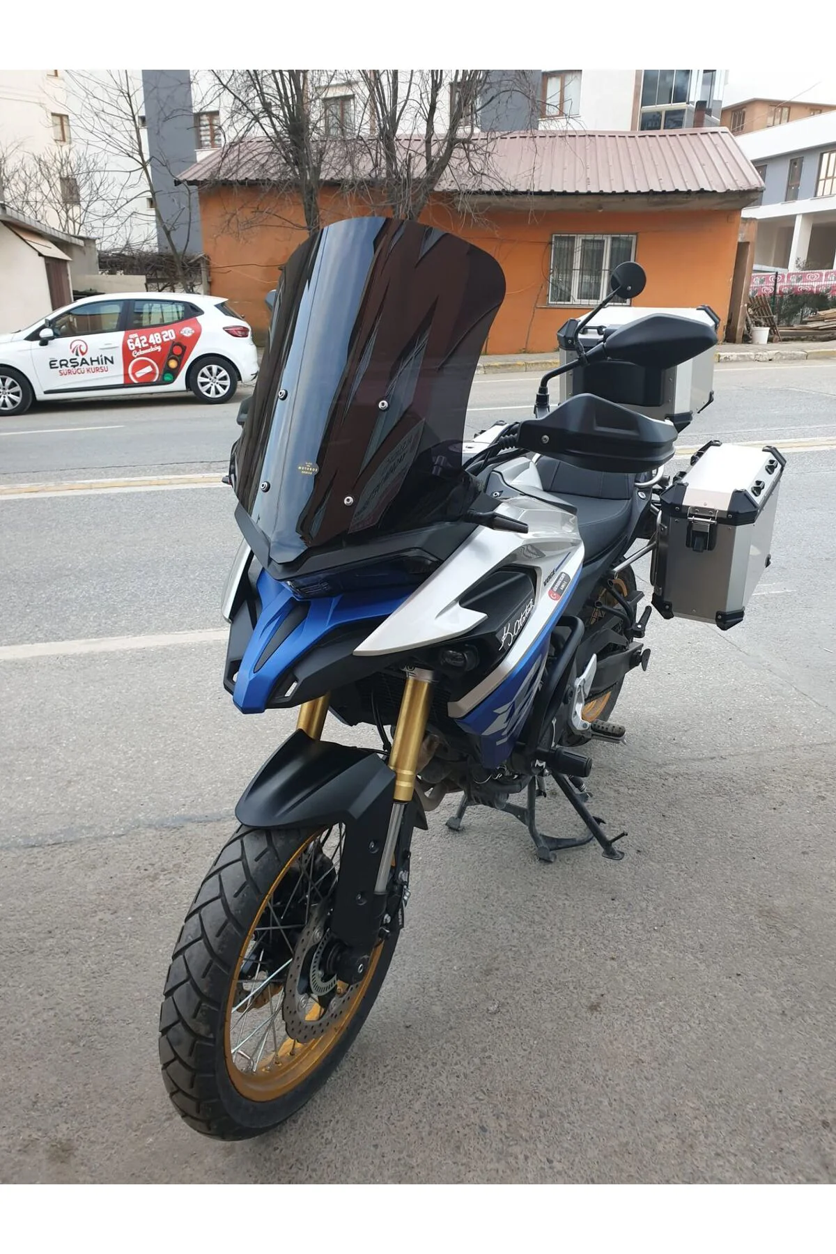 Voge DSX 525 Ön Cam 2023-2026 Model 65cm Siyah Renkli 4mm UZUN CAM