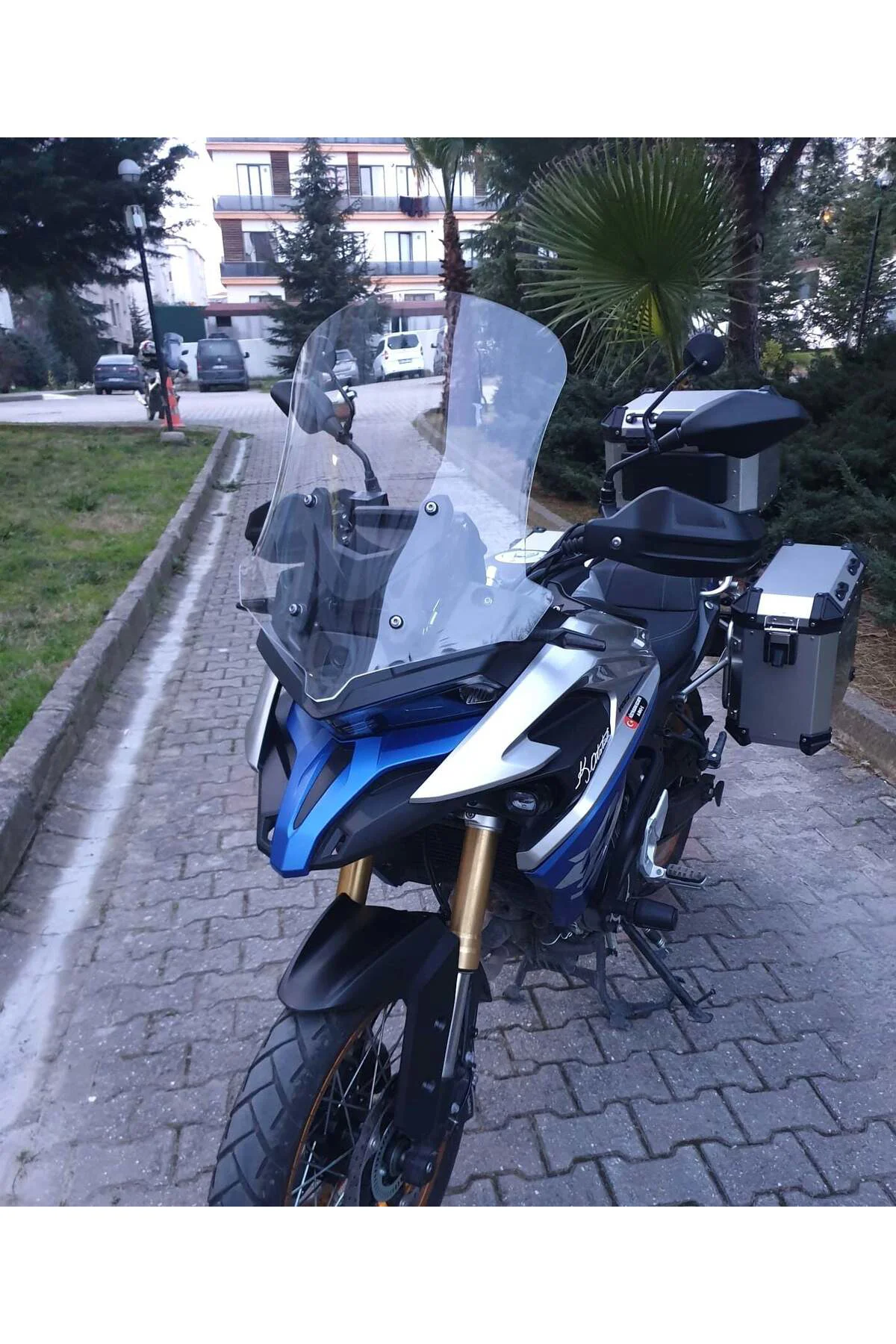 Voge DSX 525 Ön Cam 2023-2026 Model 56cm Şeffaf Renkli 4mm