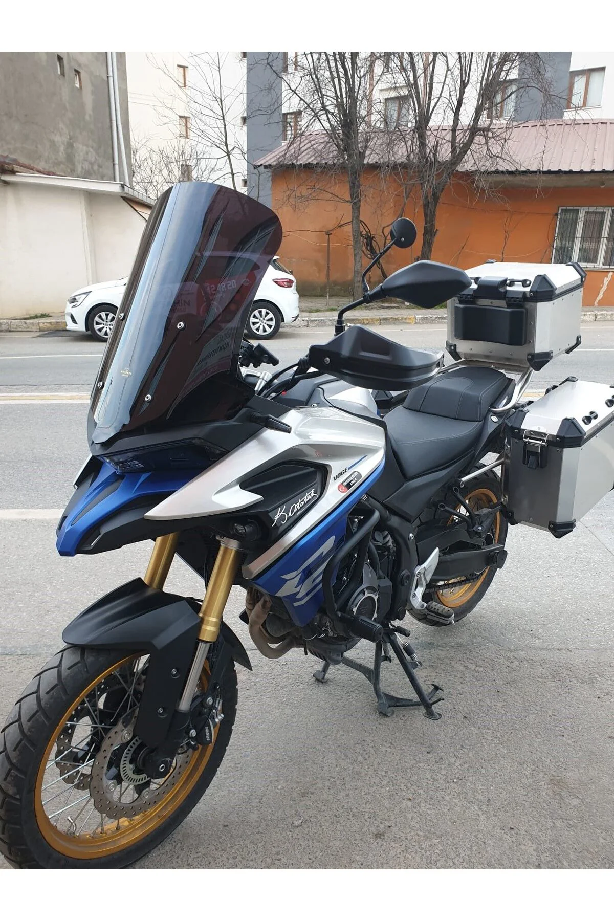 Voge DSX 525 Ön Cam 2023-2026 Model 65cm Siyah Renkli 4mm UZUN CAM
