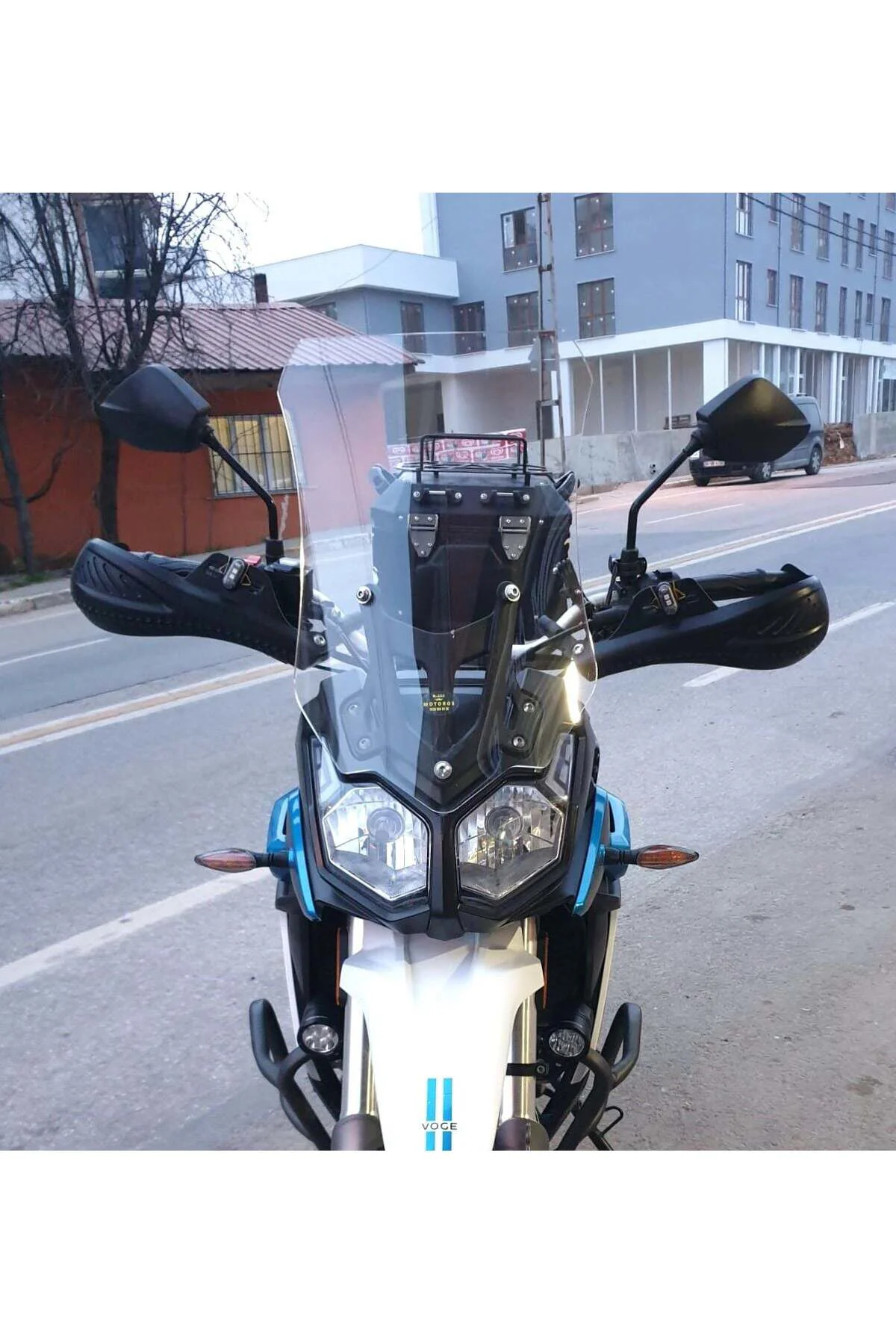 Voge Rally 300 Ön Cam 2022-2026 Model 51cm Şeffaf Renkli 4mm