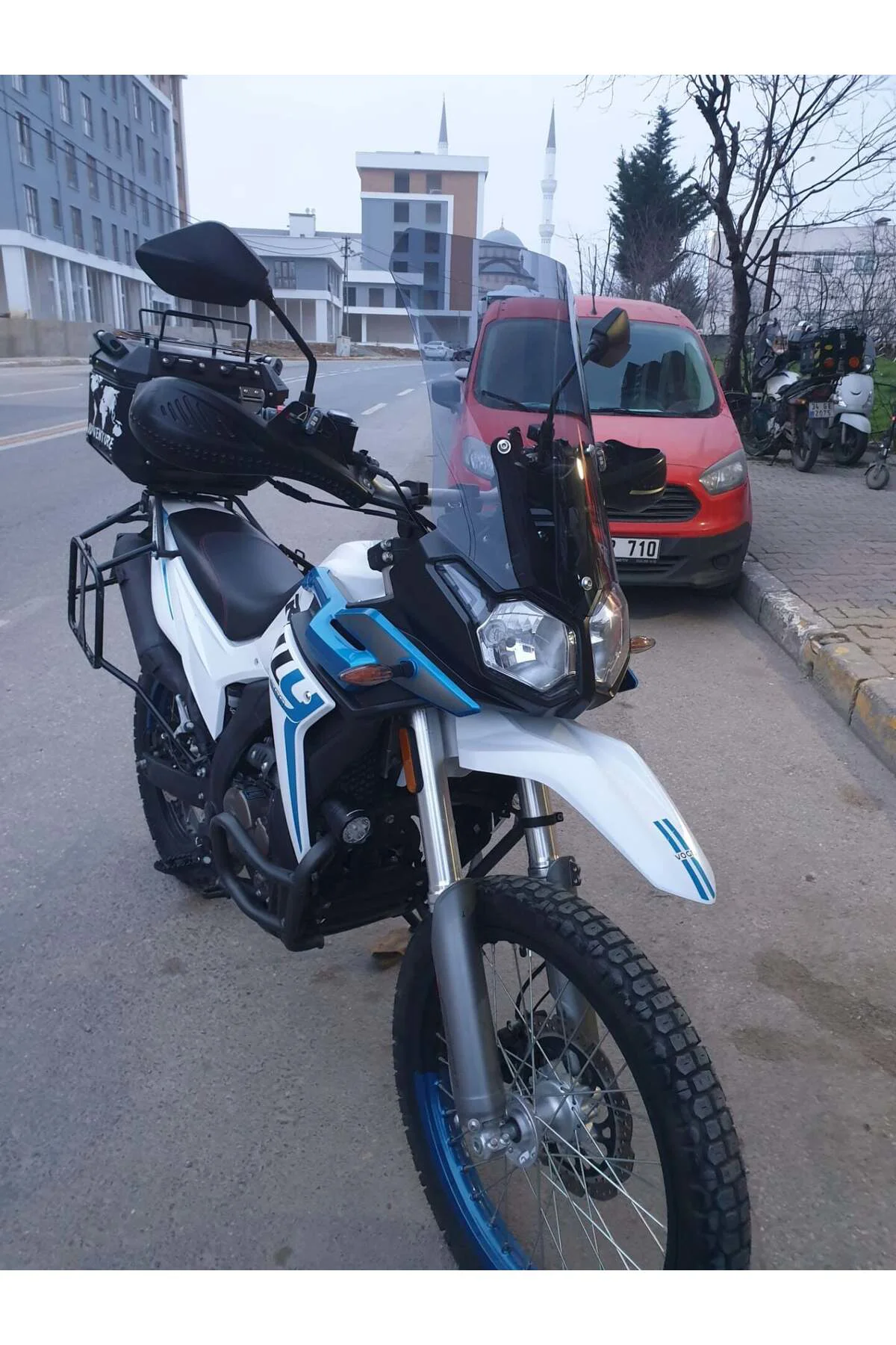 Voge Rally 300 Ön Cam 2022-2026 Model 51cm Füme Renkli 4mm