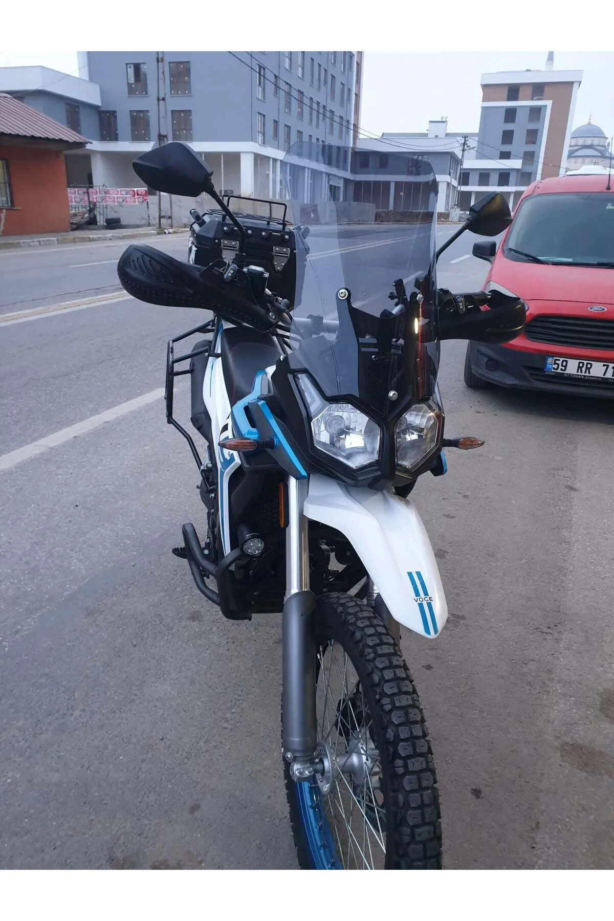 Voge Rally 300 Ön Cam 2022-2026 Model 51cm Füme Renkli 4mm