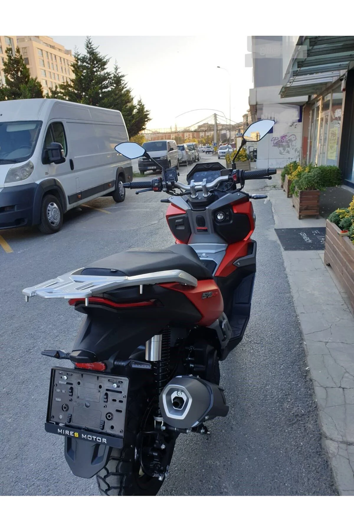 Voge SR1 ADV Ön Cam 2023-2026 Model 71cm Şeffaf Renkli 4mm