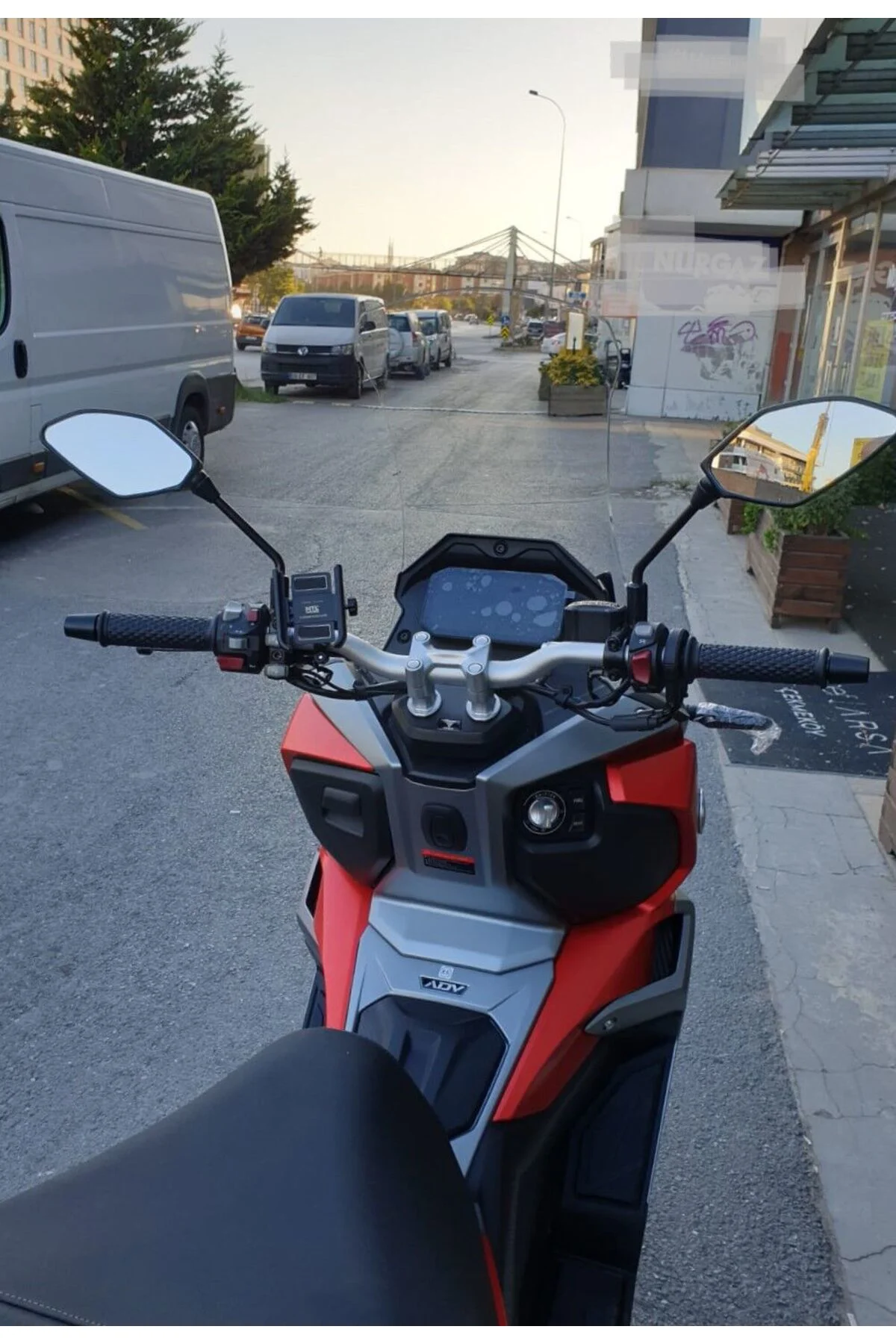 Voge SR1 ADV Ön Cam 2023-2026 Model 71cm Şeffaf Renkli 4mm