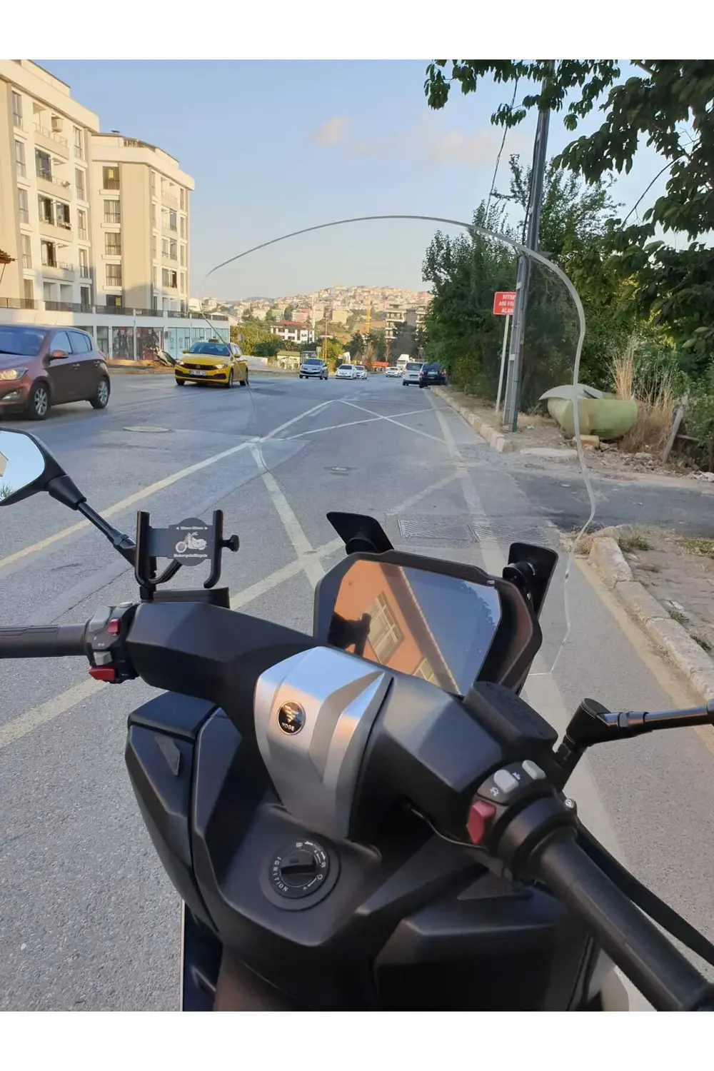 Voge Sr3 Ön Cam 2023 2024 Model 63cm Şeffaf Renkli 4mm