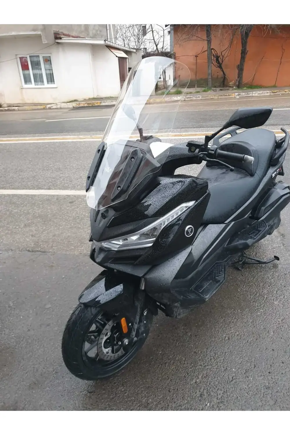 Voge SR4 Ön Cam 2022 2024 Model 78cm şeffaf Renkli 4mm UZUN CAM