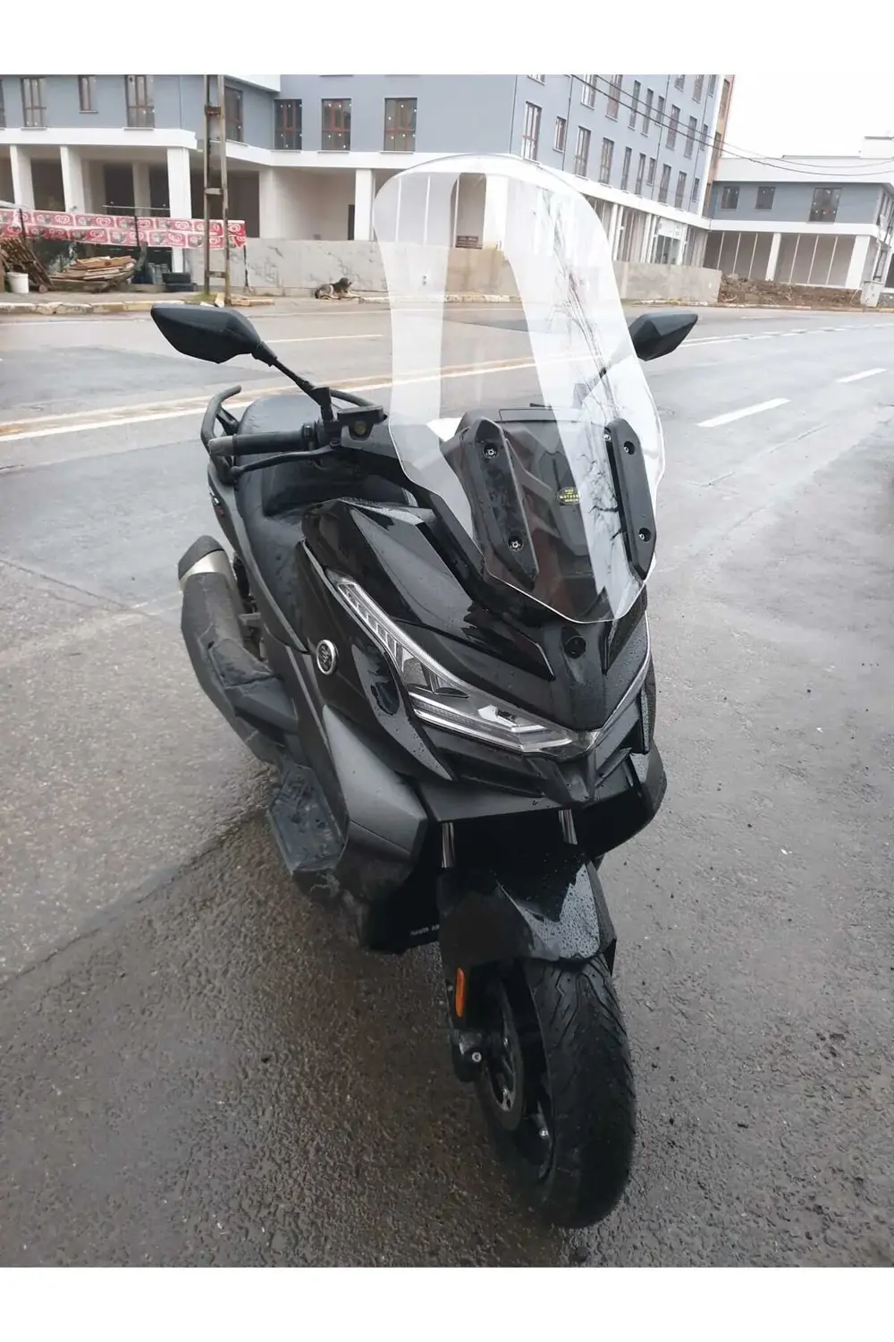 Voge SR4 Ön Cam 2022 2024 Model 78cm şeffaf Renkli 4mm UZUN CAM