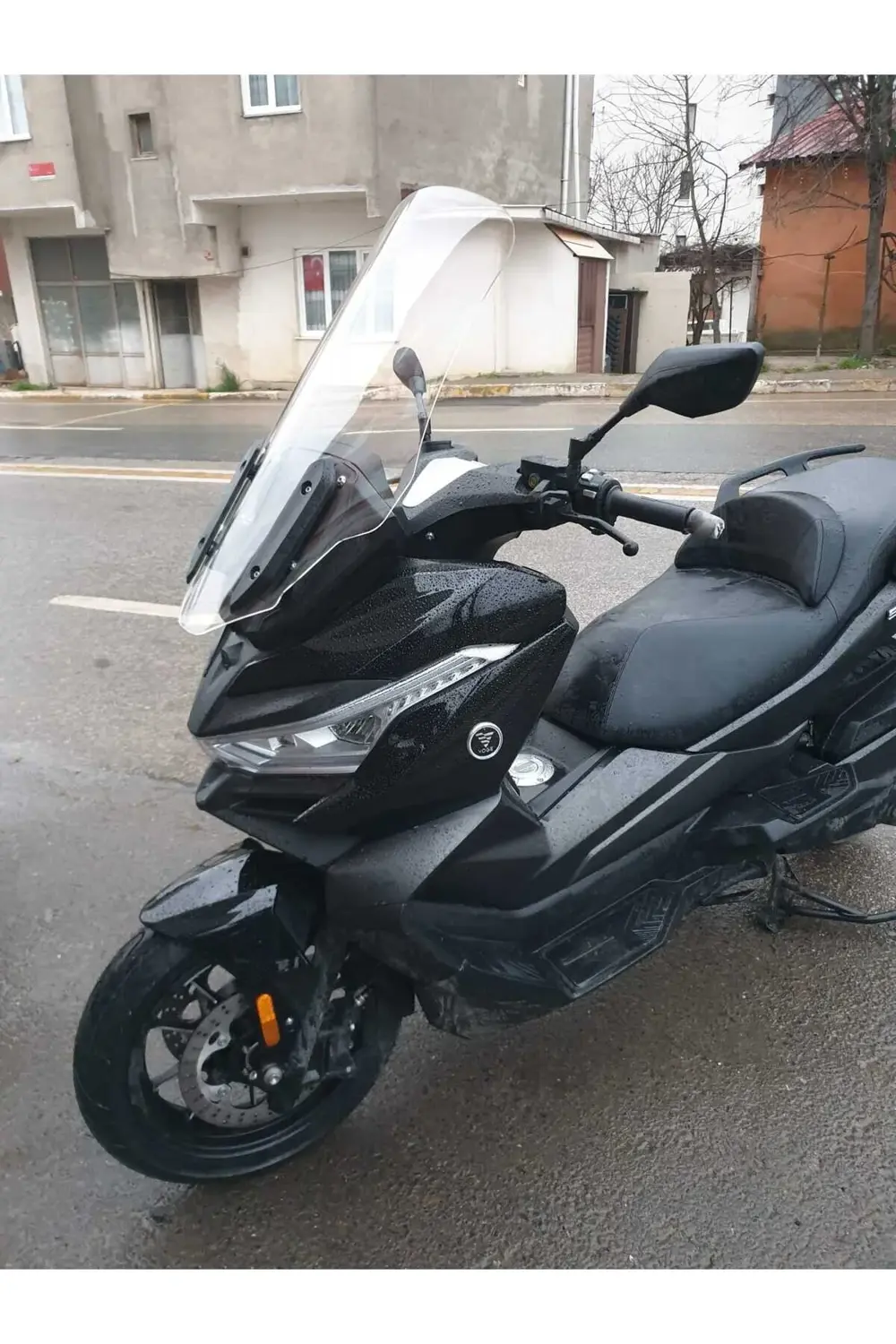 Voge SR4 Ön Cam 2022 2024 Model 78cm şeffaf Renkli 4mm UZUN CAM