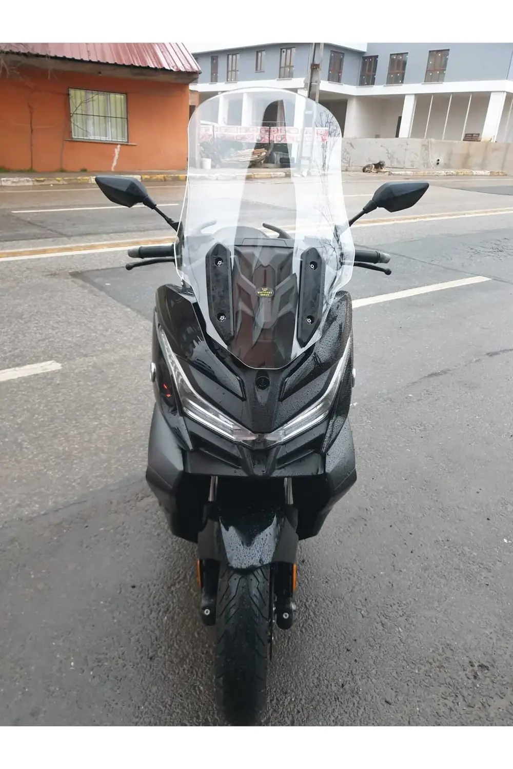 Voge SR4 Ön Cam 2022 2024 Model 78cm şeffaf Renkli 4mm UZUN CAM